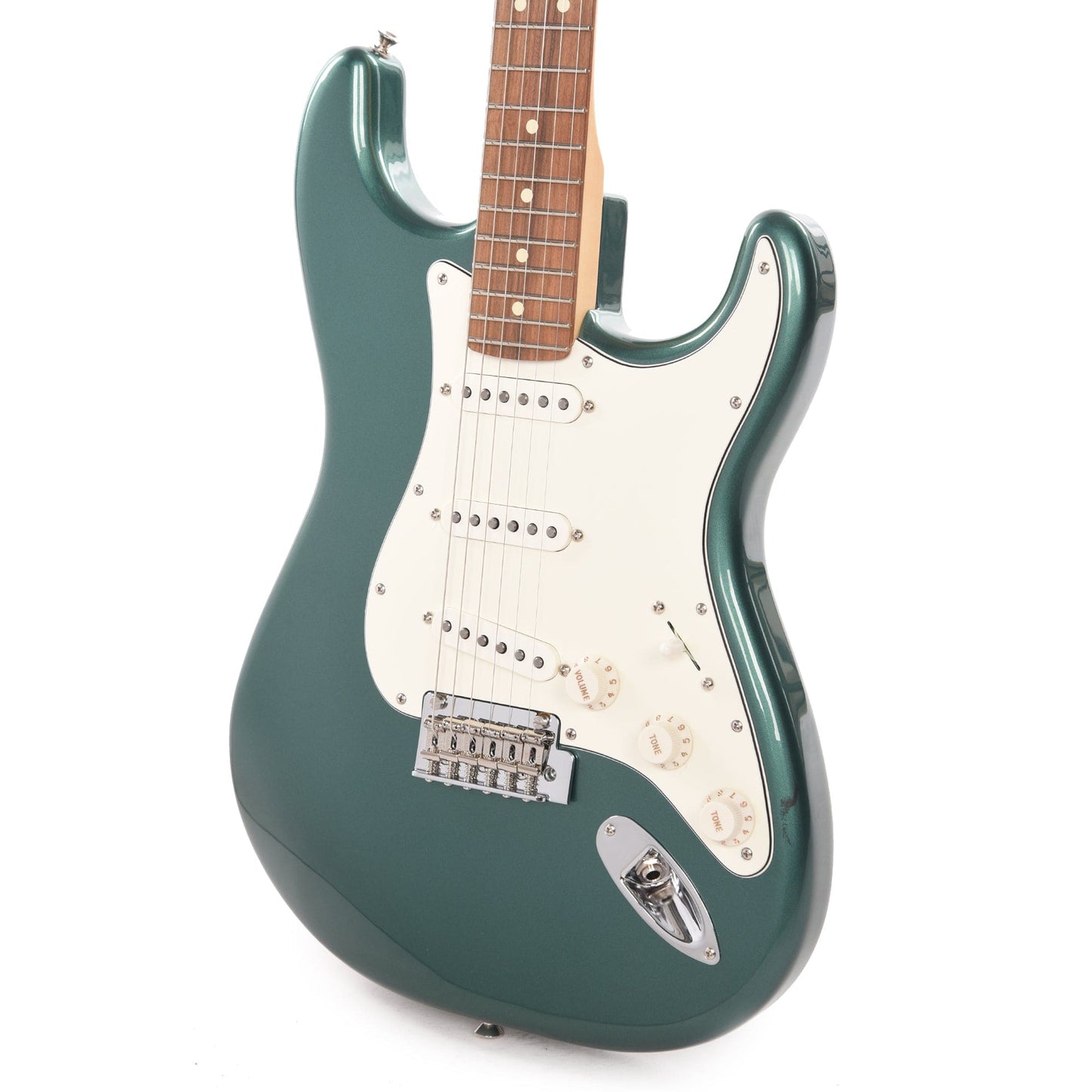Fender Player Stratocaster Sherwood Green Metallic w/3-Ply Parchment Pickguard Electric Guitars / Solid Body