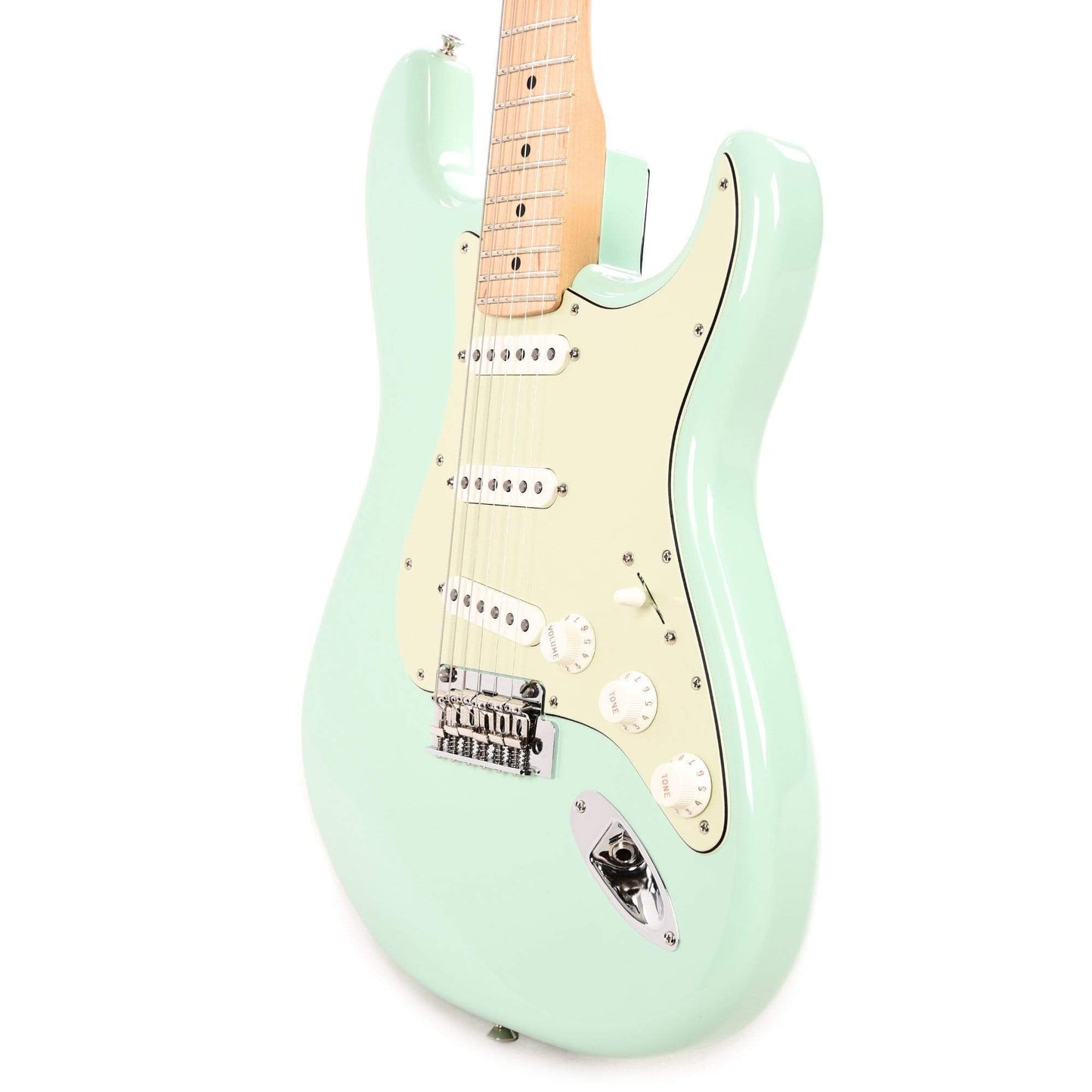Fender Player Stratocaster Surf Green w/3-Ply Mint Pickguard Electric Guitars / Solid Body