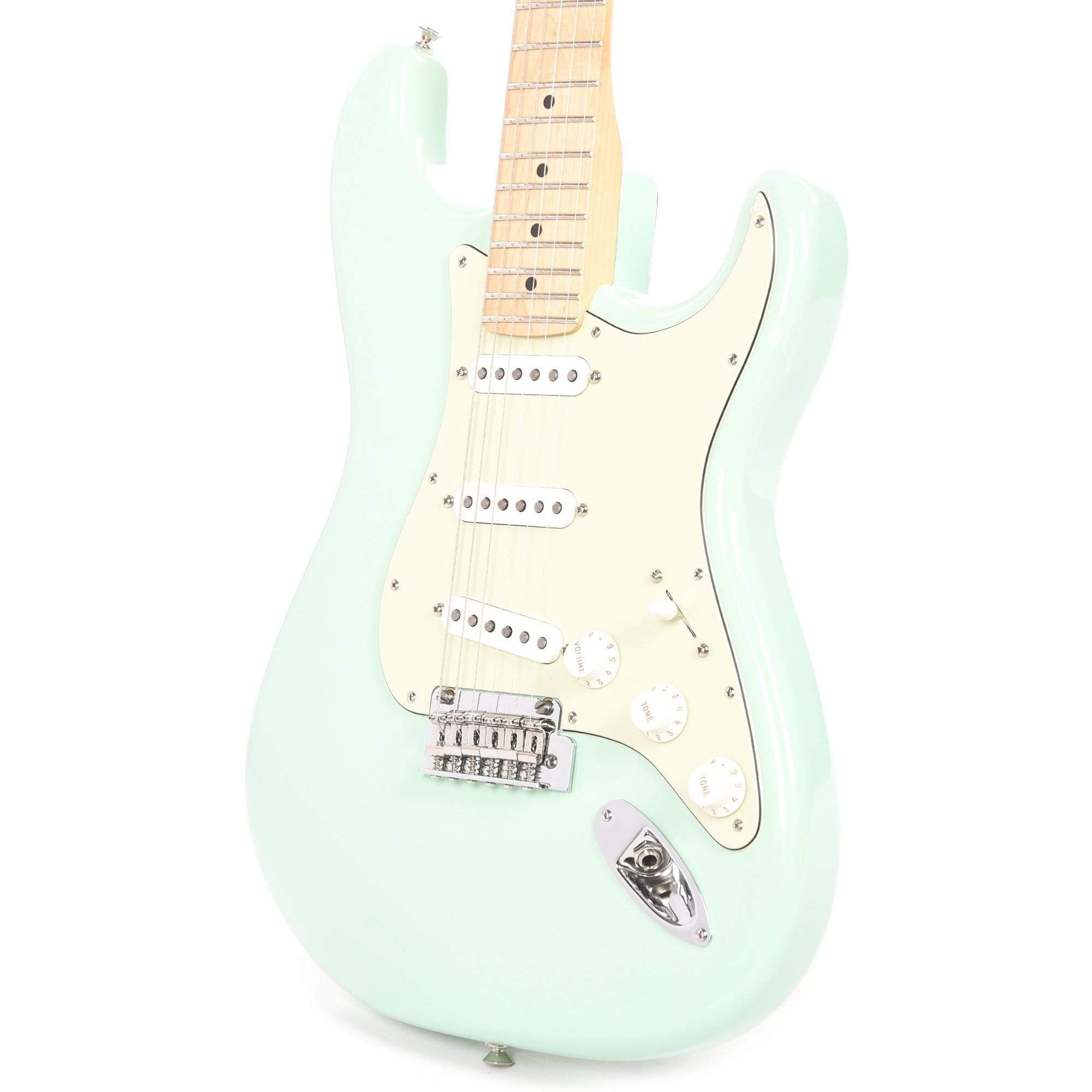 Fender Player Stratocaster Surf Green w/3-Ply Mint Pickguard Electric Guitars / Solid Body