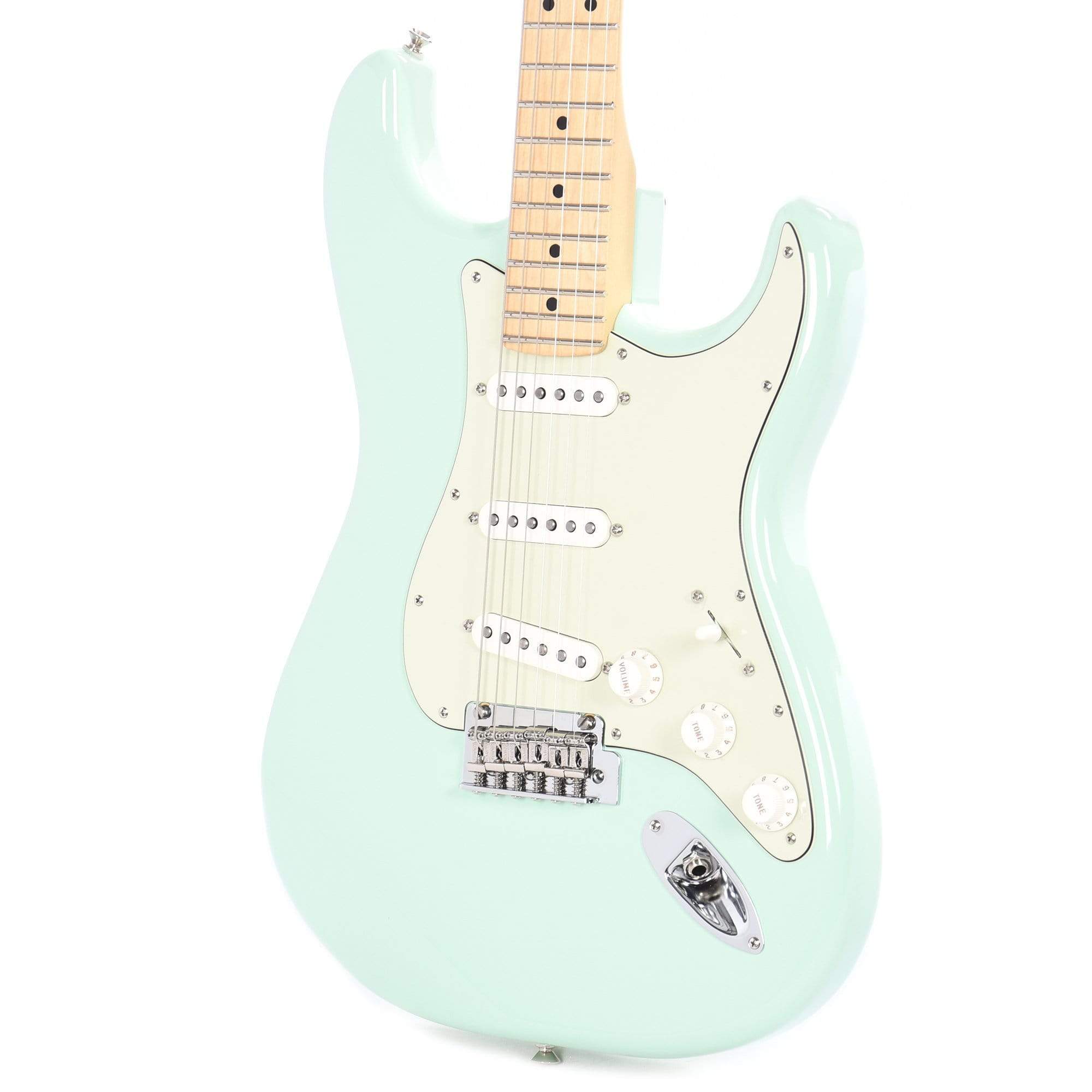 Fender Player Stratocaster Surf Green w/3-Ply Mint Pickguard Electric Guitars / Solid Body