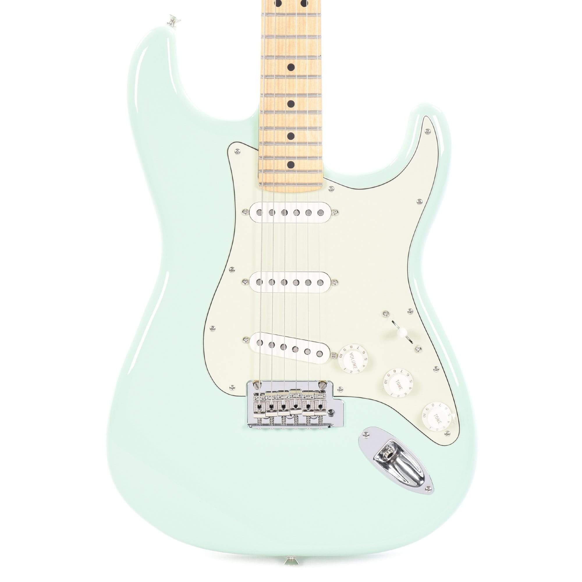 Fender Player Stratocaster Surf Green w/3-Ply Mint Pickguard Electric Guitars / Solid Body