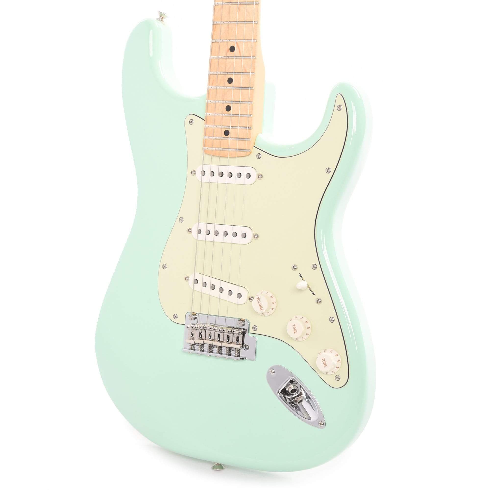 Fender Player Stratocaster Surf Green w/3-Ply Mint Pickguard Electric Guitars / Solid Body