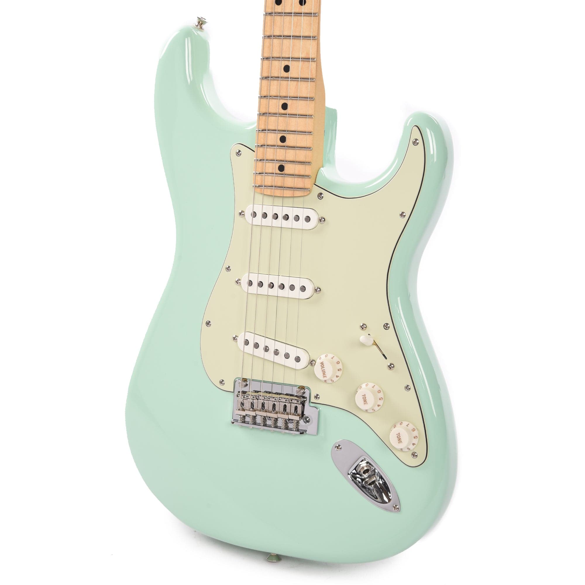 Fender Player Stratocaster Surf Green w/3-Ply Mint Pickguard Electric Guitars / Solid Body