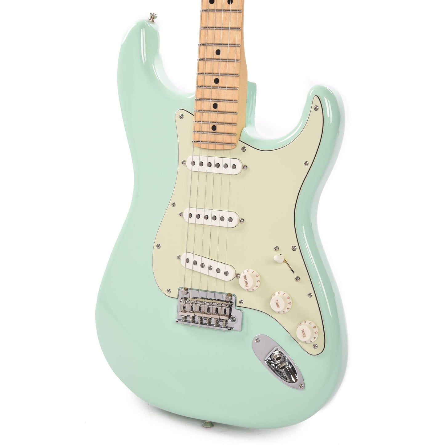 Fender Player Stratocaster Surf Green w/3-Ply Mint Pickguard Electric Guitars / Solid Body