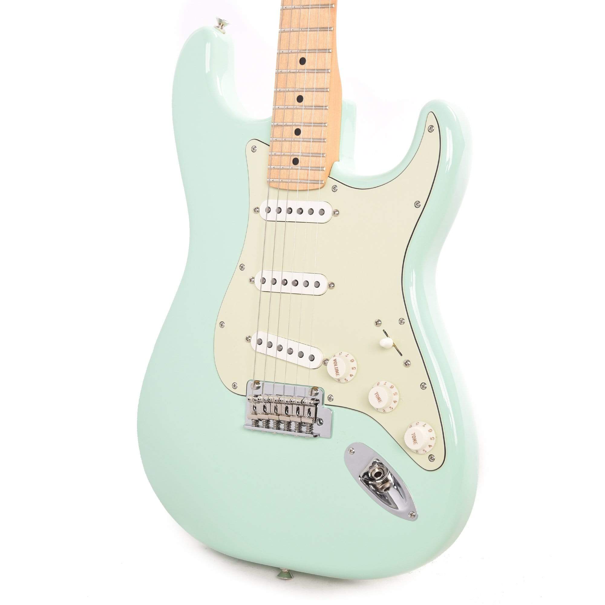 Fender Player Stratocaster Surf Green w/3-Ply Mint Pickguard Electric Guitars / Solid Body