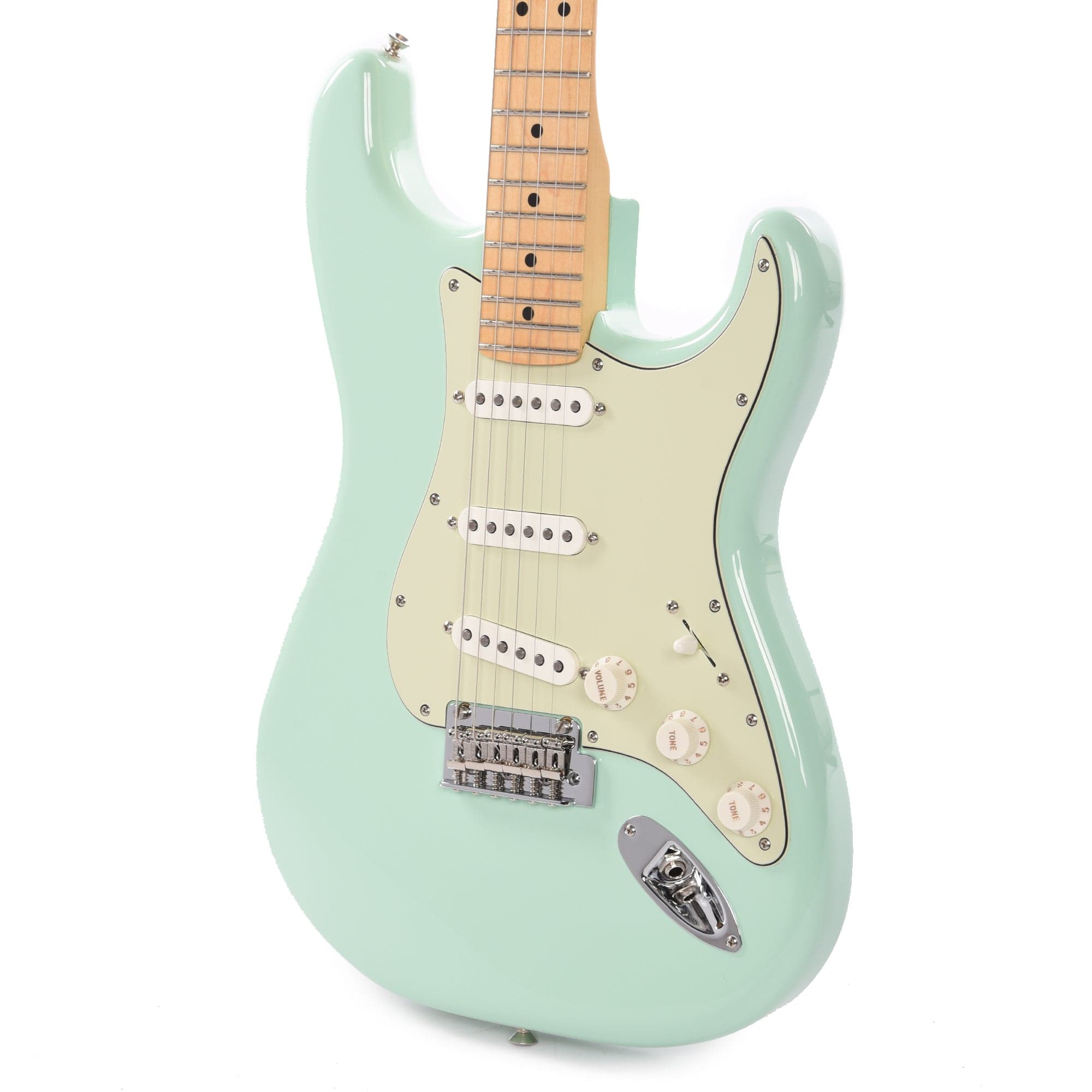 Fender Player Stratocaster Surf Green w/3-Ply Mint Pickguard Electric Guitars / Solid Body