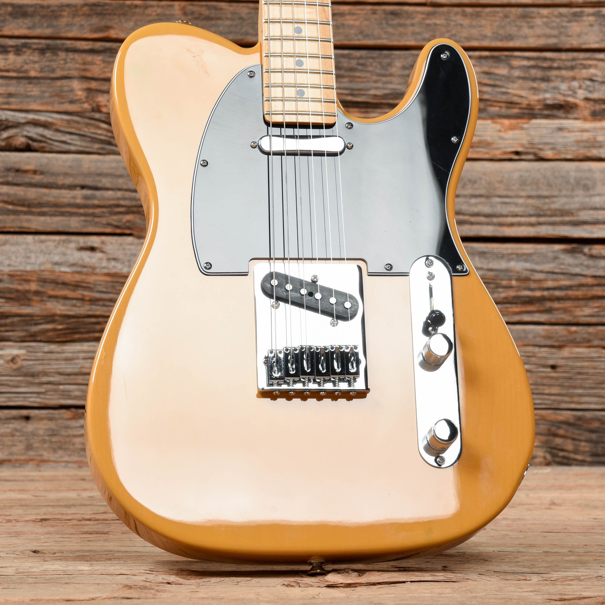 Fender Player Telecaster Butterscotch Blonde 2021 Chicago Music Exchange fender-player-telecaster-butterscotch-blonde-2021-chicago-music-exchange