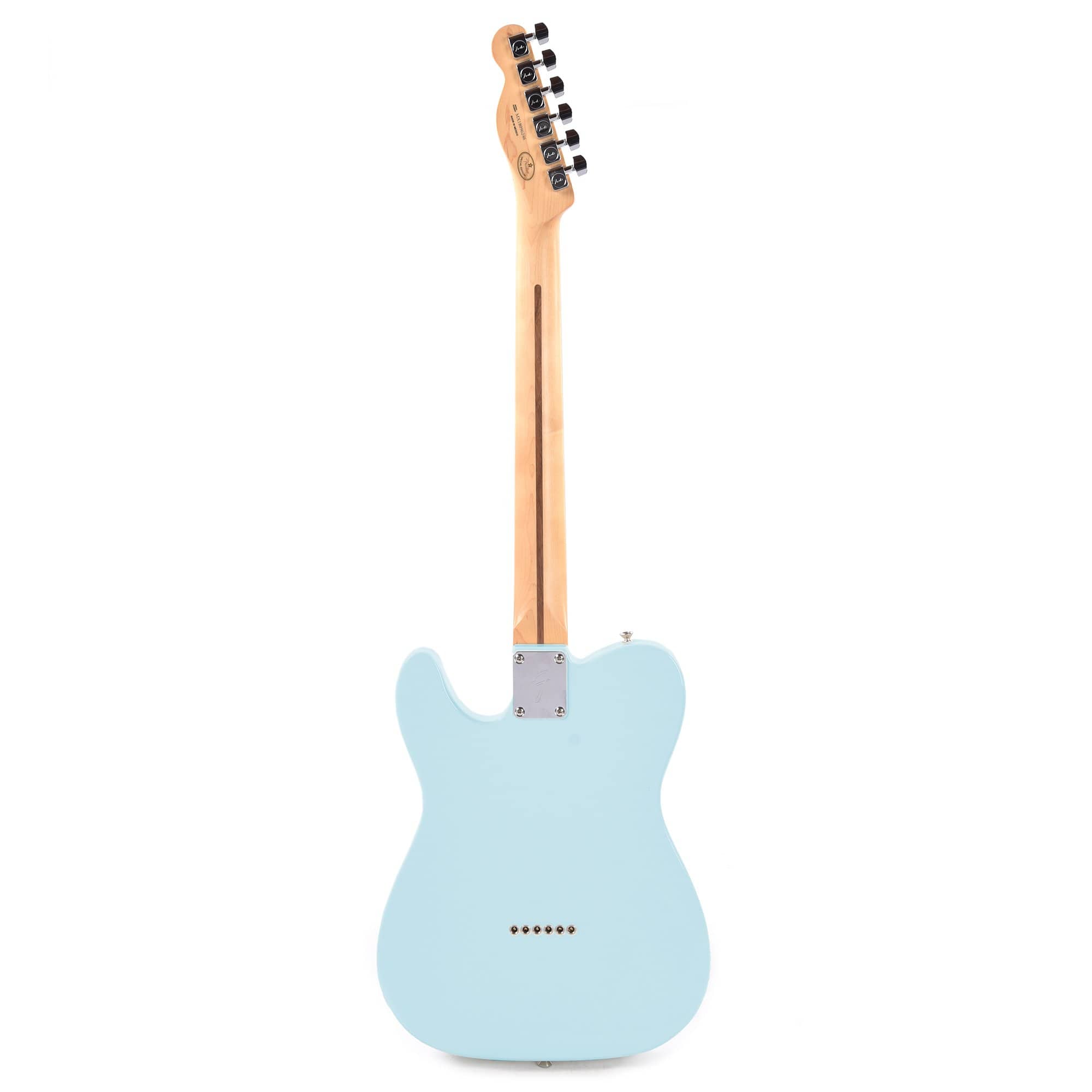 Fender Player Telecaster Daphne Blue w/3-Ply Mint Pickguard