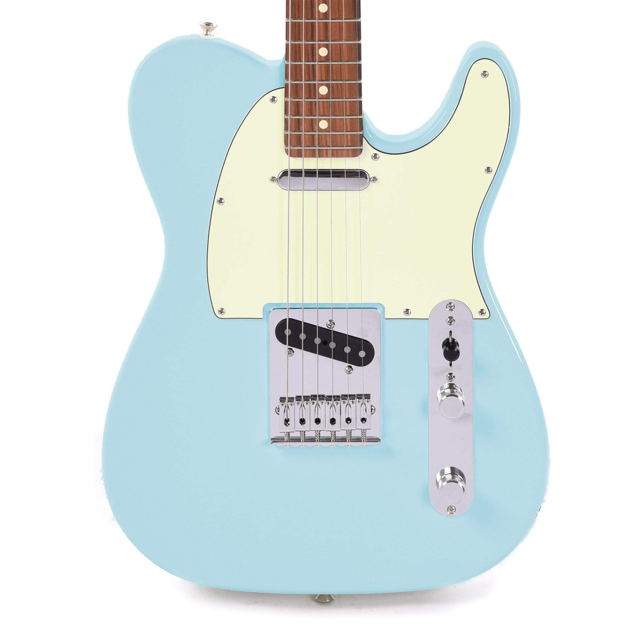 Fender Player Telecaster Daphne Blue w/3-Ply Mint Pickguard