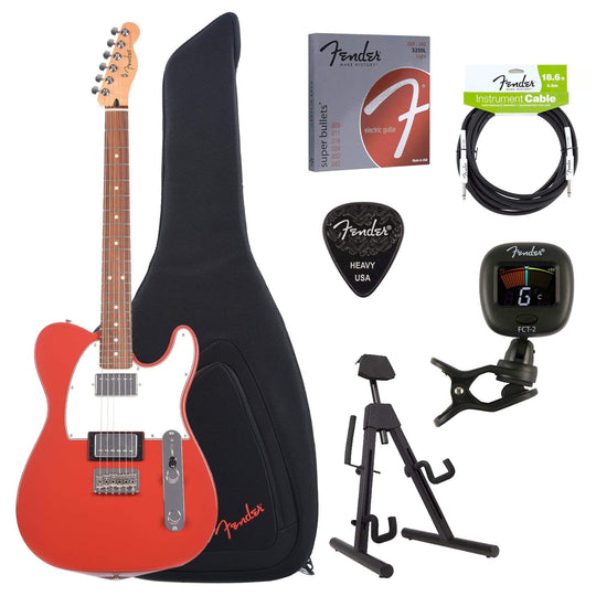 Fender Player Telecaster HH Sonic Red Bundle w/Fender Gig Bag, Stand, Cable, Tuner, Picks and Strings Electric Guitars / Solid Body