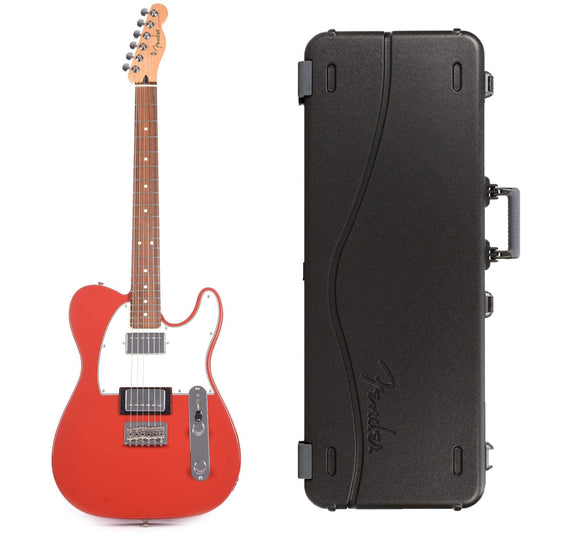 Fender Player Telecaster HH Sonic Red Bundle w/Fender Molded Hardshell Case Electric Guitars / Solid Body
