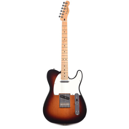 Fender Player Telecaster MN 3-Color Sunburst Bundle w/Fender Molded Hardshell Case Electric Guitars / Solid Body