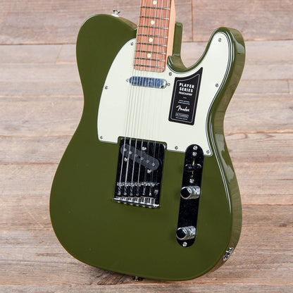 Fender Player Telecaster Olive w/3-Ply Mint Pickguard Electric Guitars / Solid Body