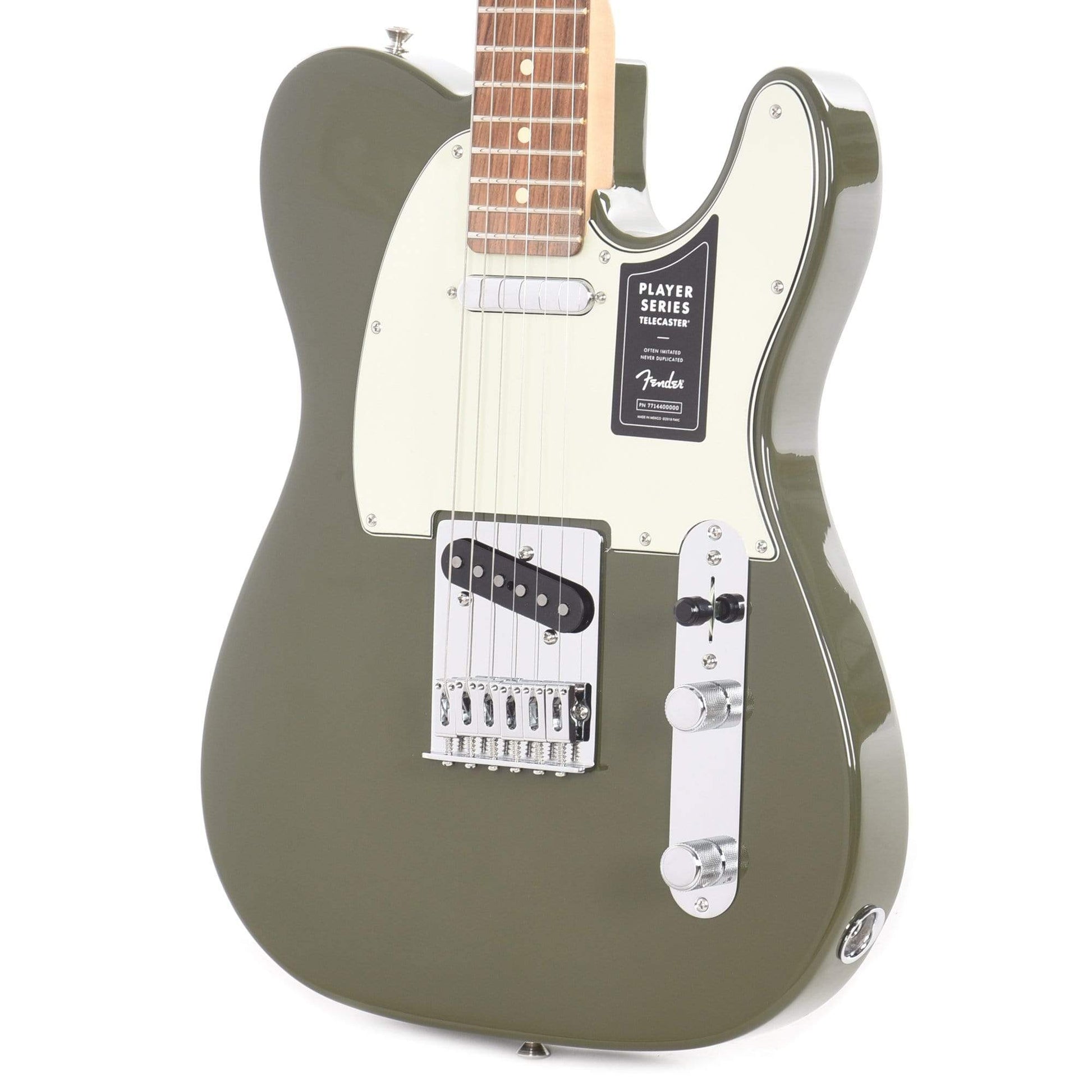 Fender Player Telecaster Olive w/3-Ply Mint Pickguard Electric Guitars / Solid Body