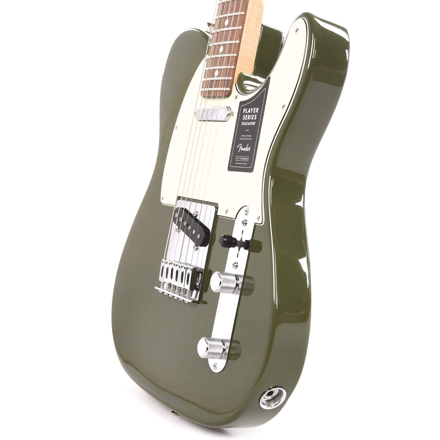 Fender Player Telecaster Olive w/3-Ply Mint Pickguard Electric Guitars / Solid Body