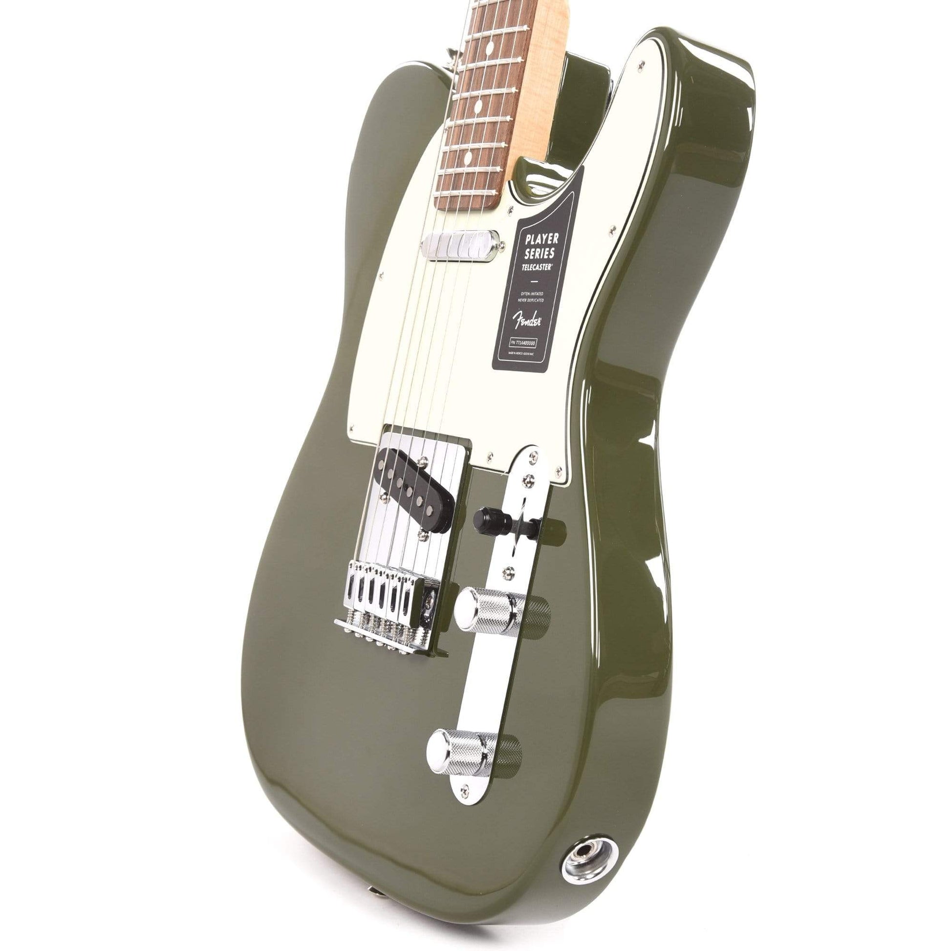 Fender Player Telecaster Olive w/3-Ply Mint Pickguard Electric Guitars / Solid Body