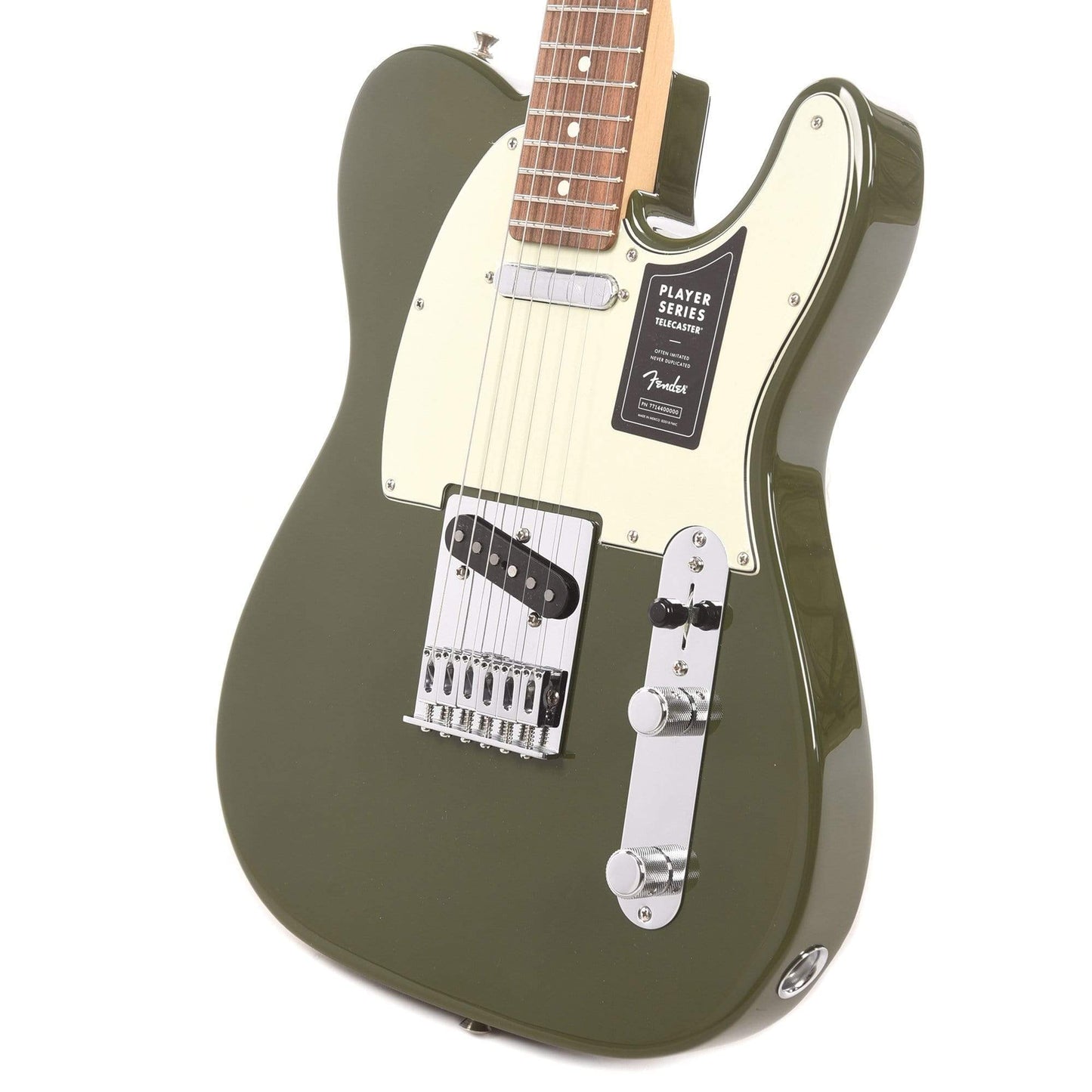 Fender Player Telecaster Olive w/3-Ply Mint Pickguard Electric Guitars / Solid Body