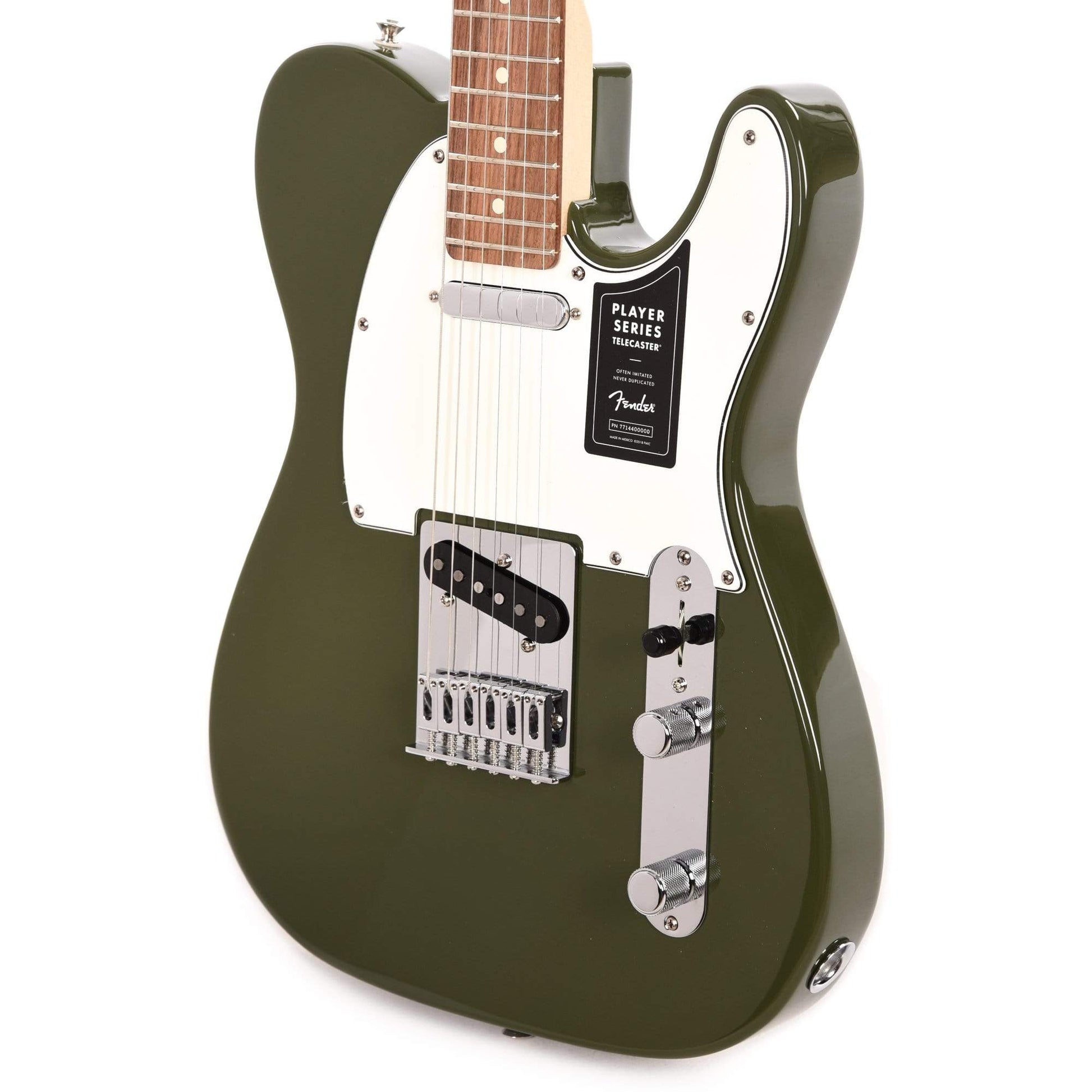 Fender Player Telecaster Olive w/3-Ply Mint Pickguard Electric Guitars / Solid Body