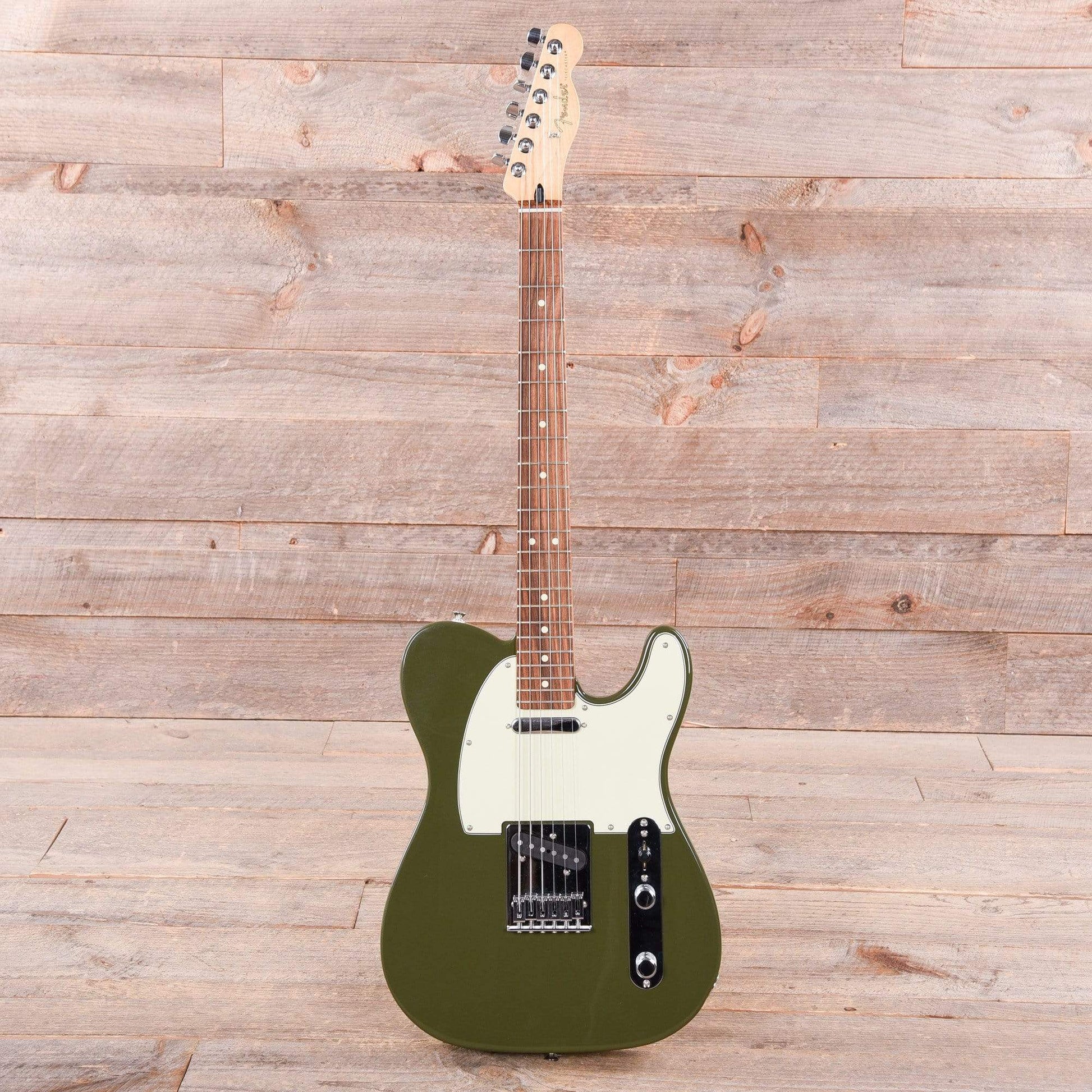 Fender Player Telecaster Olive w/3-Ply Mint Pickguard Electric Guitars / Solid Body