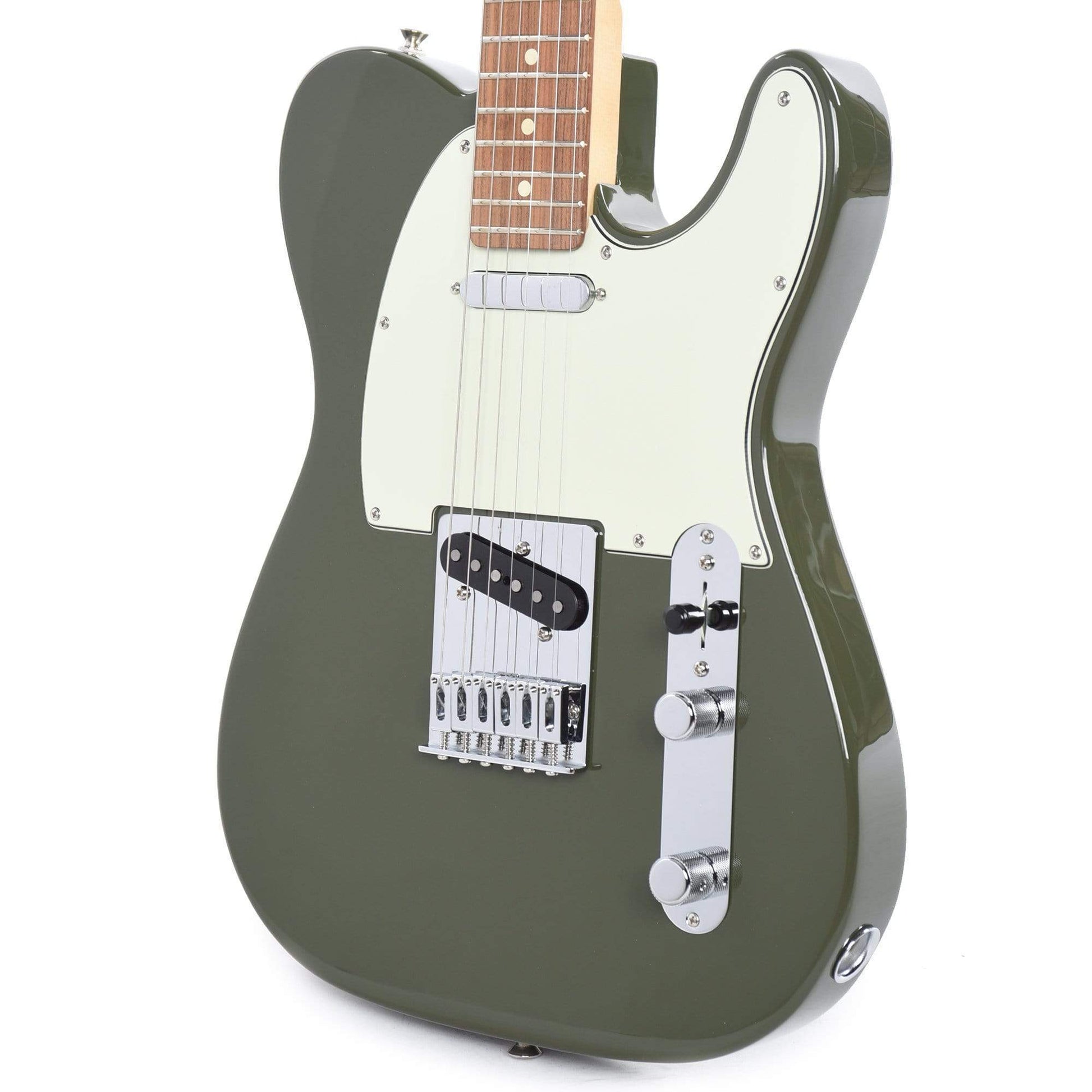 Fender Player Telecaster Olive w/3-Ply Mint Pickguard Electric Guitars / Solid Body