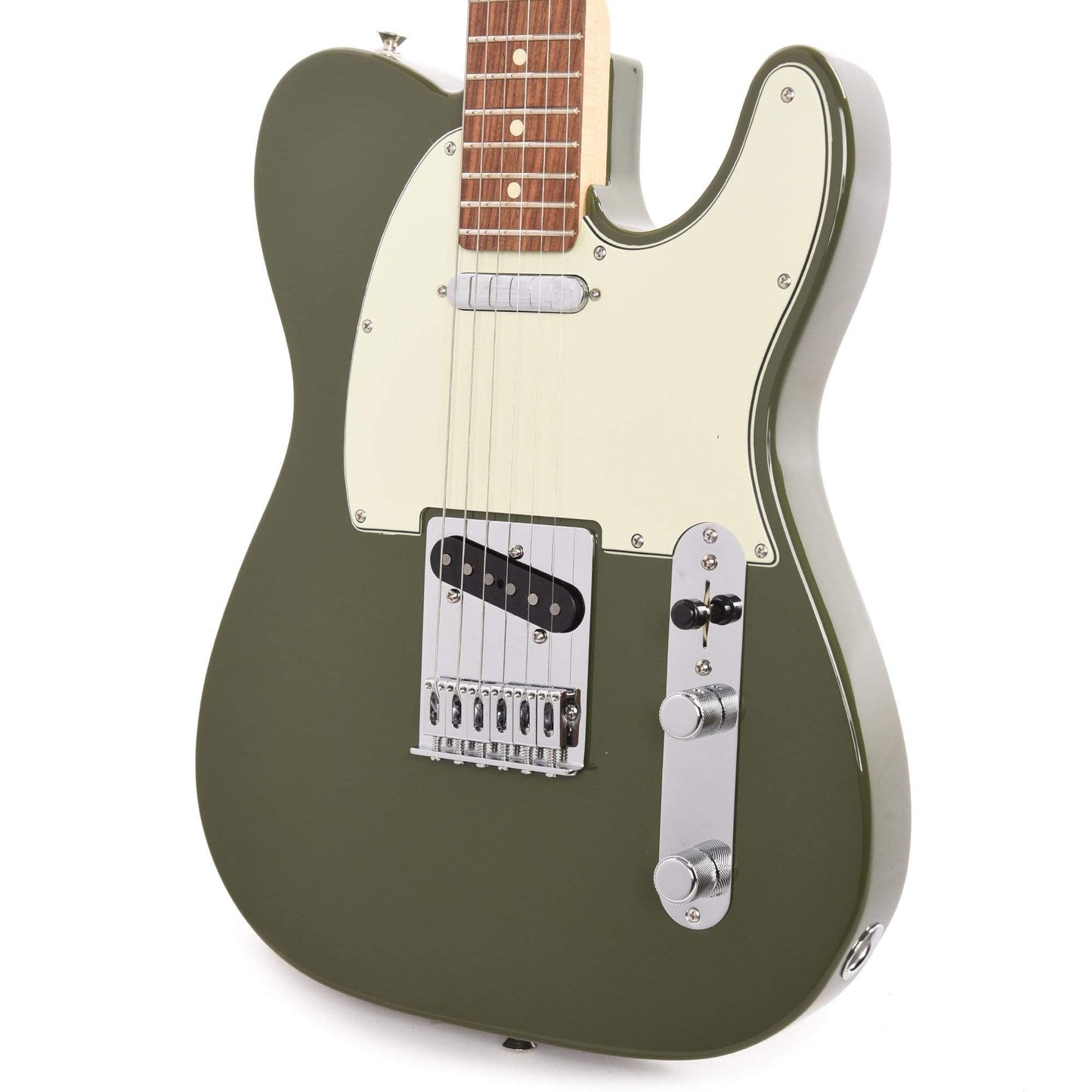Fender Player Telecaster Olive w/3-Ply Mint Pickguard Electric Guitars / Solid Body