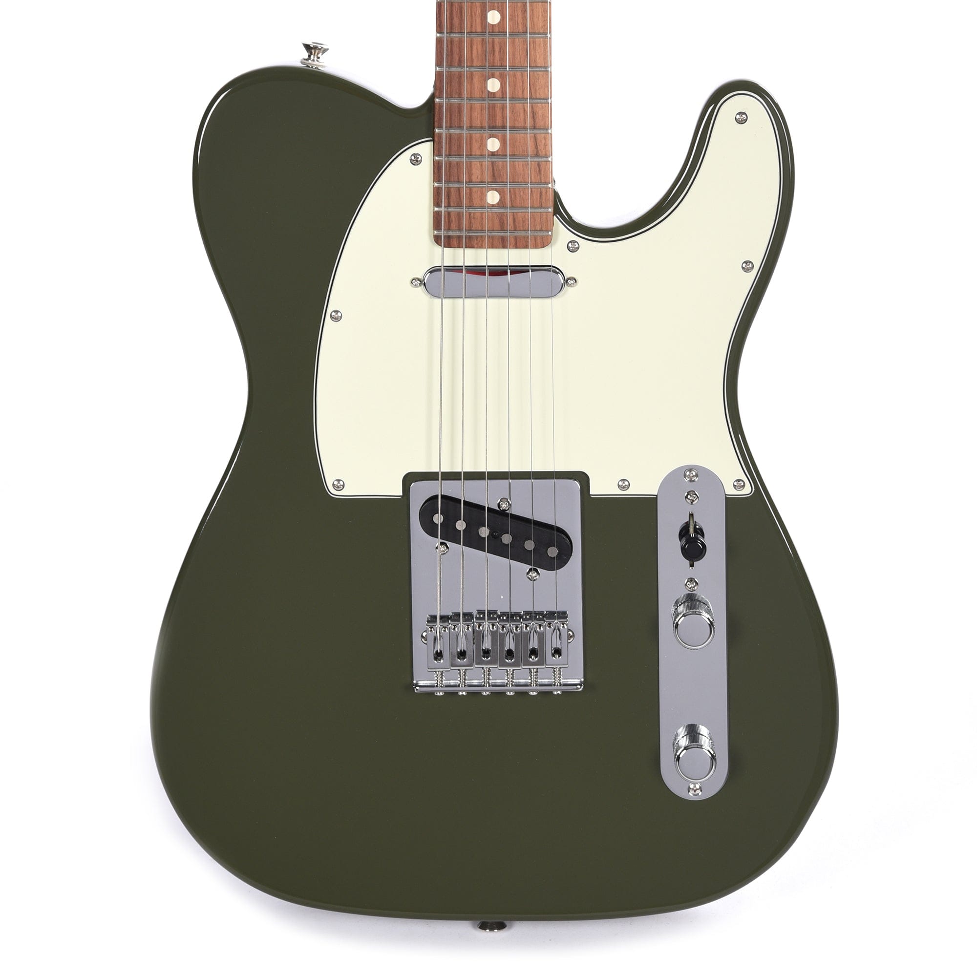 Fender Player Telecaster Olive w/3-Ply Mint Pickguard Electric Guitars / Solid Body