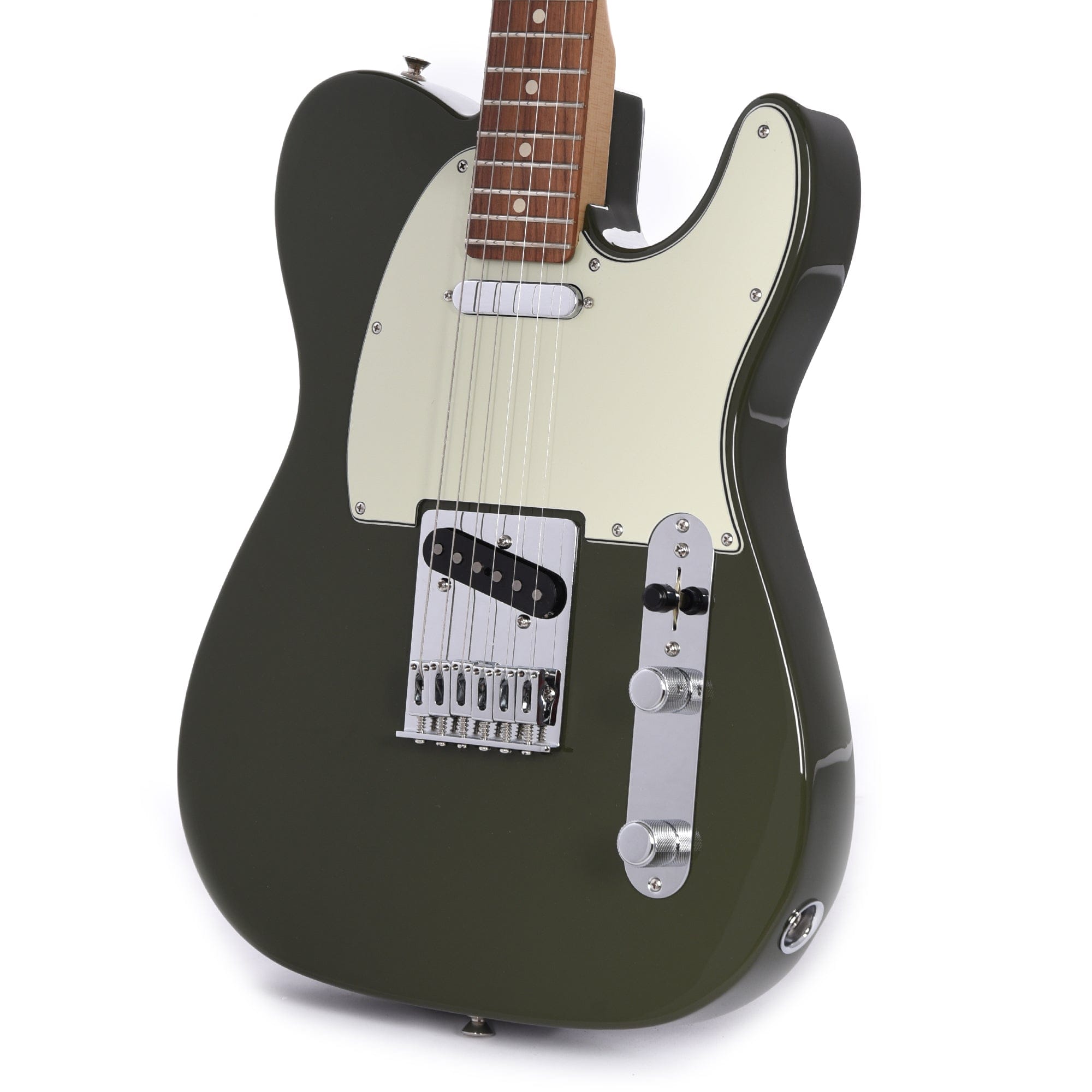 Fender Player Telecaster Olive w/3-Ply Mint Pickguard Electric Guitars / Solid Body
