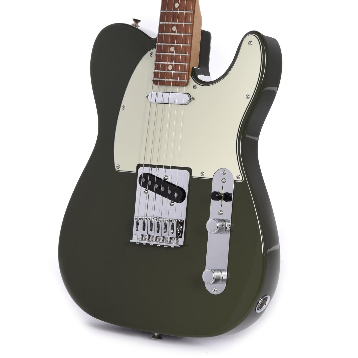 Fender Player Telecaster Olive w/3-Ply Mint Pickguard Electric Guitars / Solid Body