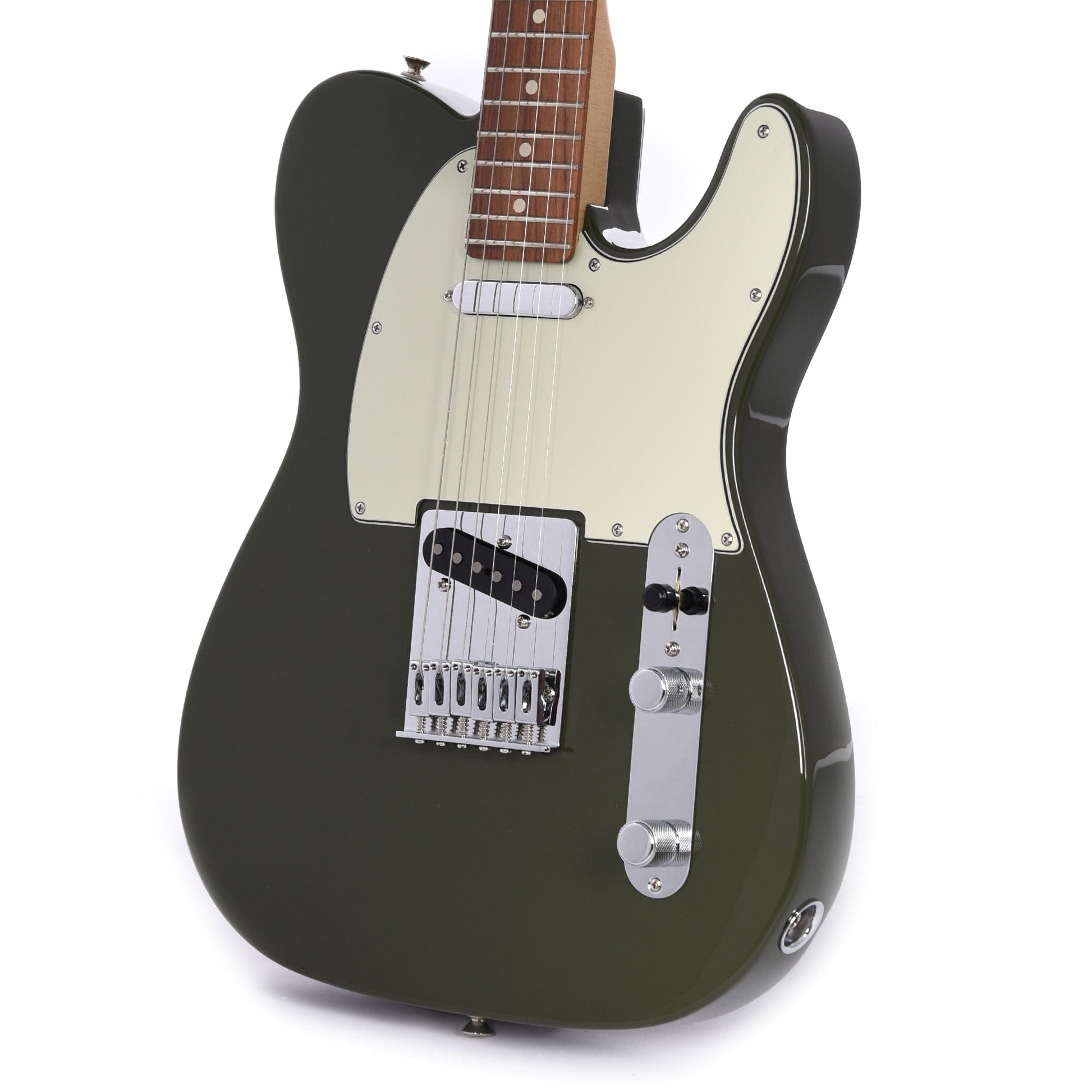 Fender Player Telecaster Olive w/3-Ply Mint Pickguard Electric Guitars / Solid Body