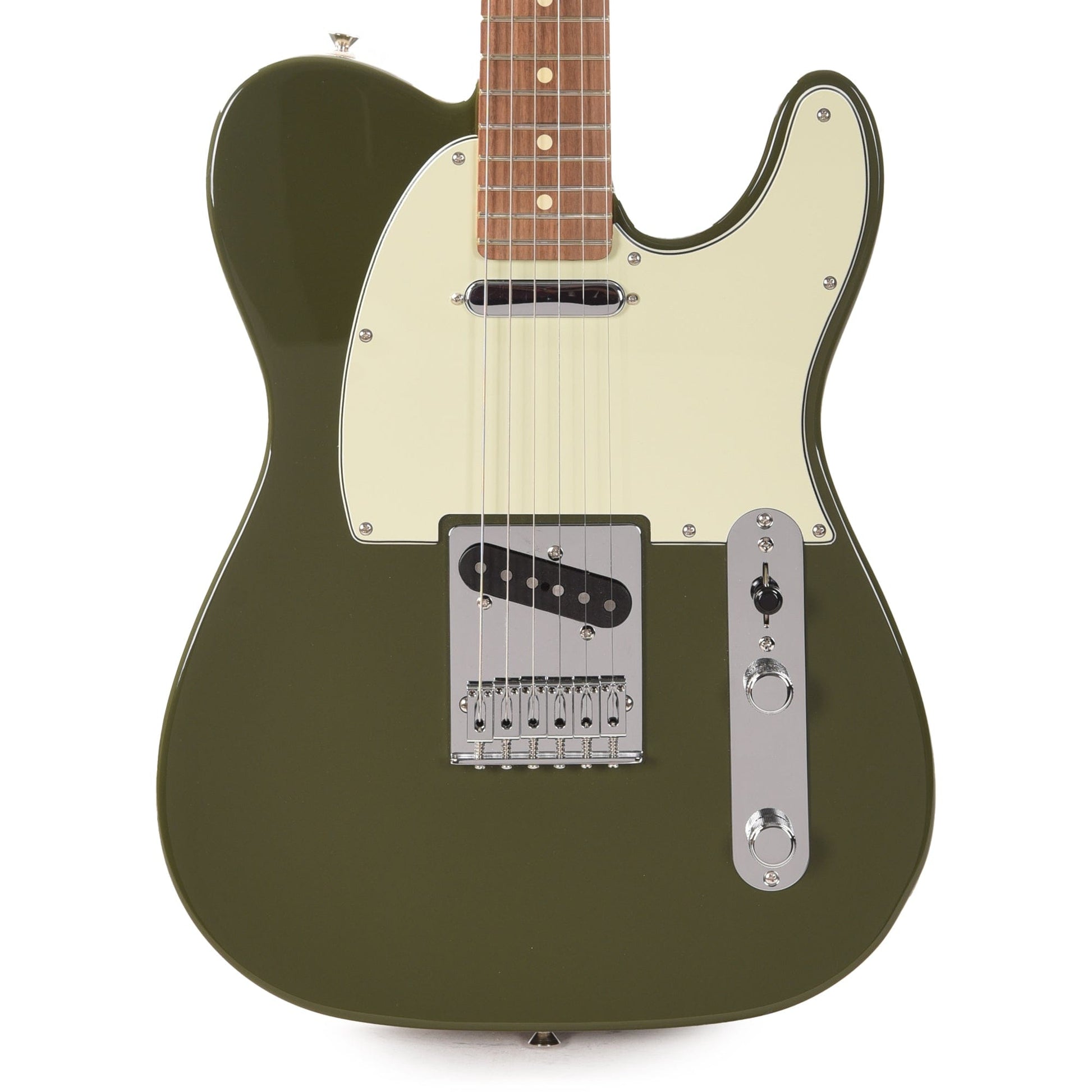 Fender Player Telecaster Olive w/3-Ply Mint Pickguard Electric Guitars / Solid Body