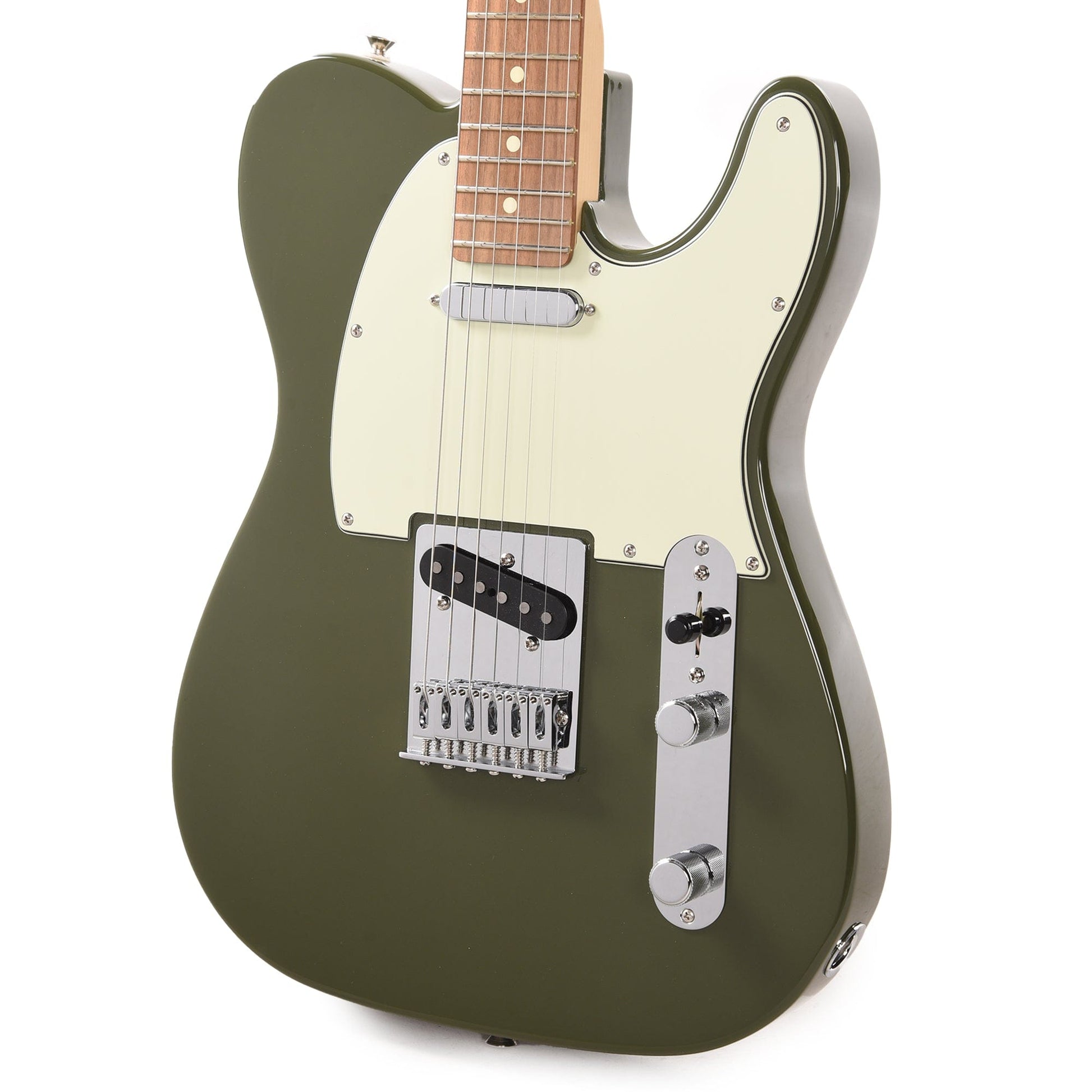 Fender Player Telecaster Olive w/3-Ply Mint Pickguard Electric Guitars / Solid Body
