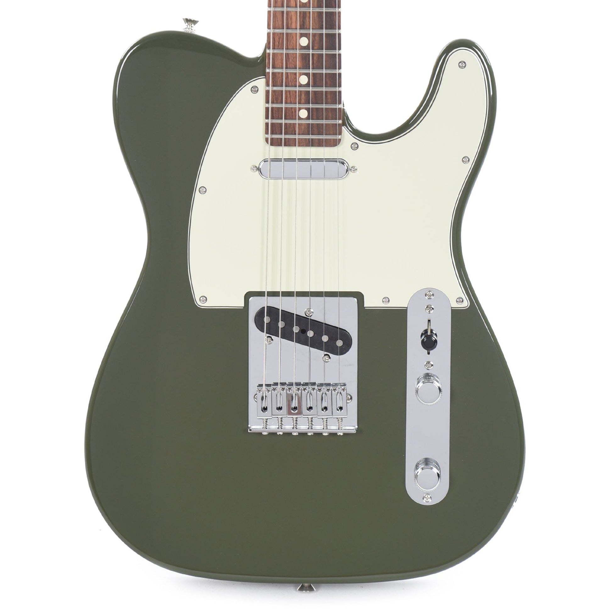 Fender Player Telecaster Olive w/3-Ply Mint Pickguard Electric Guitars / Solid Body