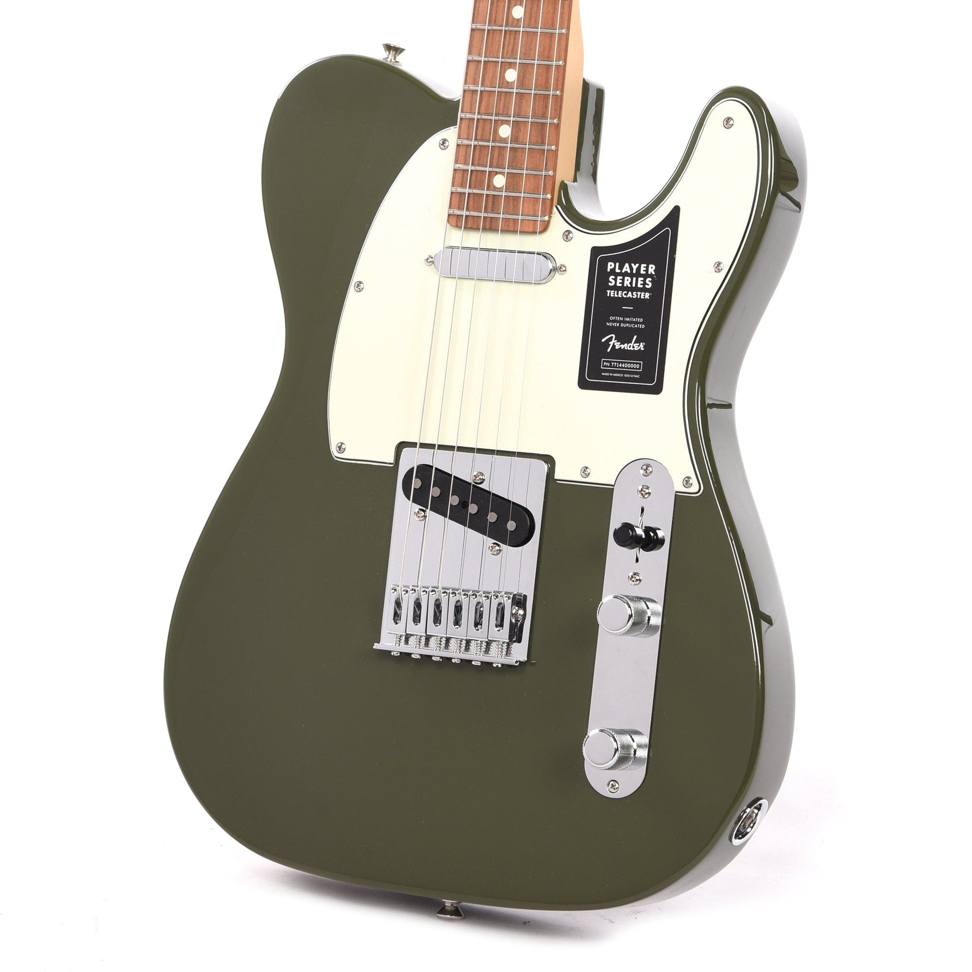 Fender Player Telecaster Olive w/3-Ply Mint Pickguard Electric Guitars / Solid Body
