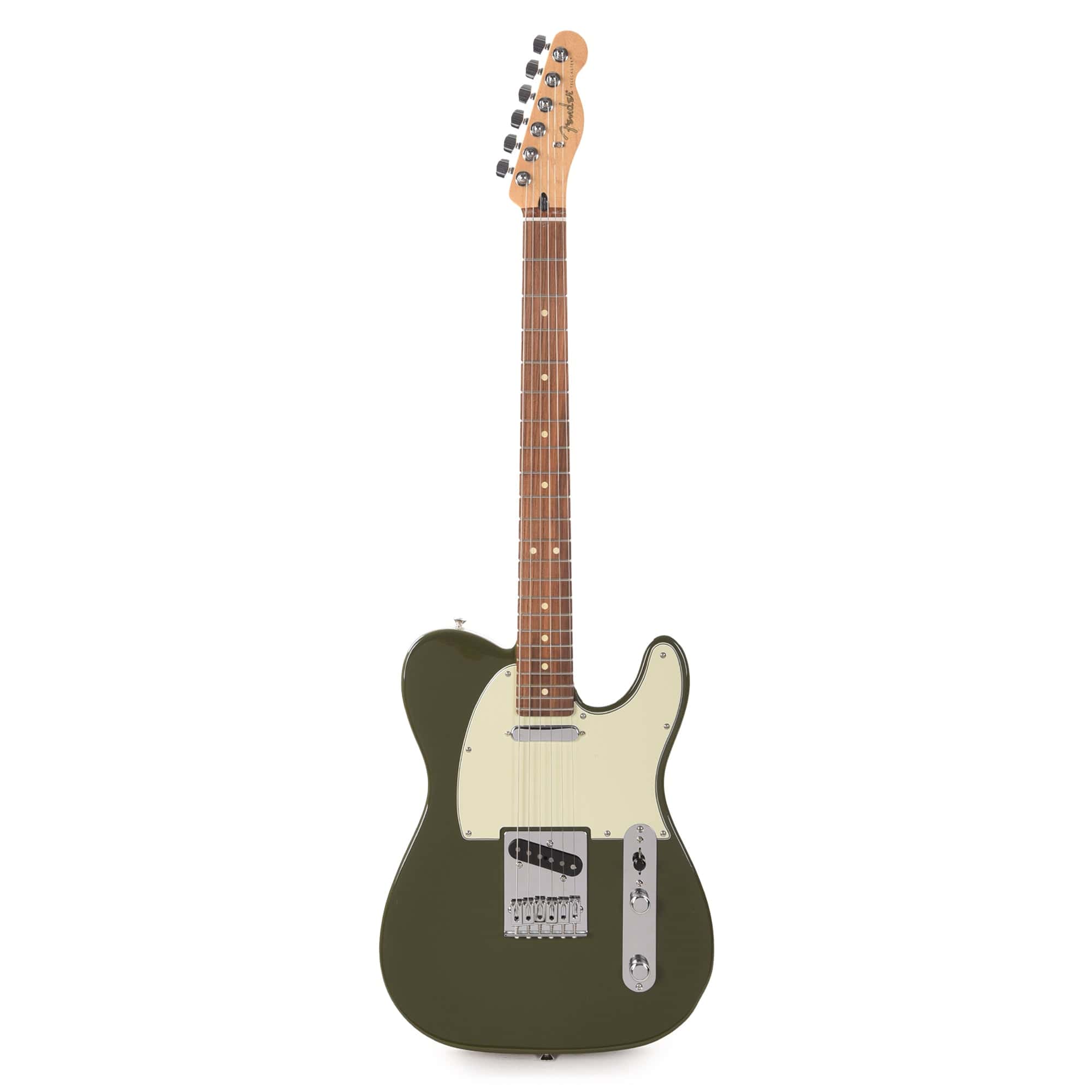 Fender Player Telecaster Olive w/3-Ply Mint Pickguard Electric Guitars / Solid Body