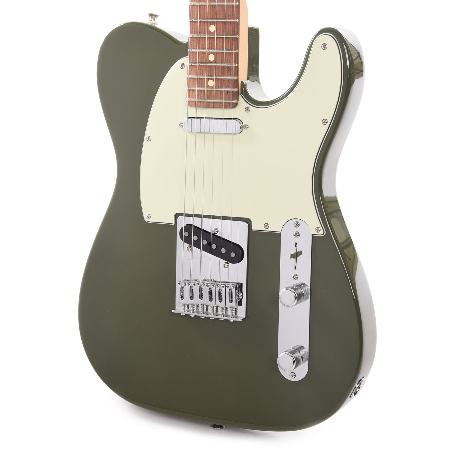 Fender Player Telecaster Olive w/3-Ply Mint Pickguard Electric Guitars / Solid Body
