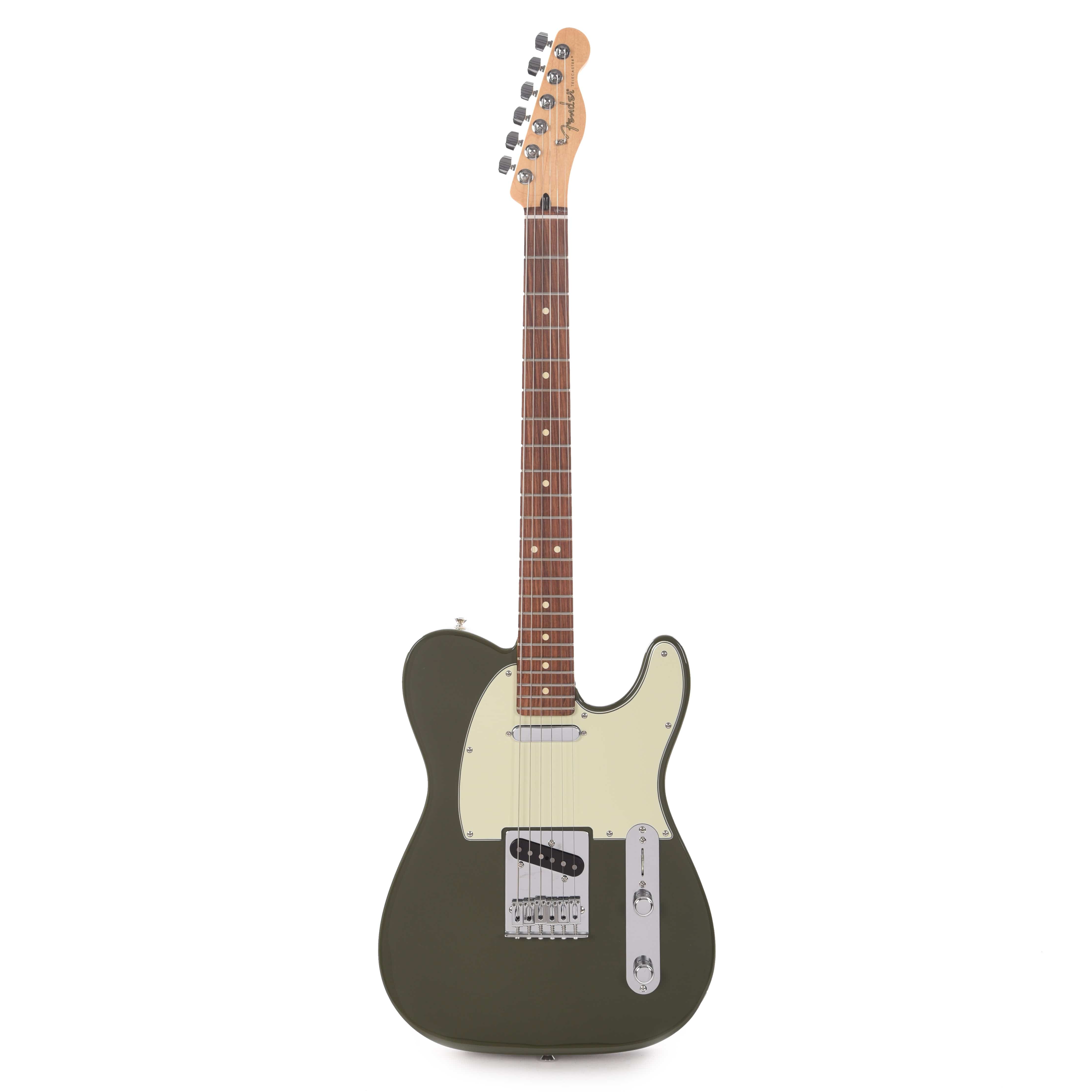 Fender Player Telecaster Olive w/3-Ply Mint Pickguard Electric Guitars / Solid Body