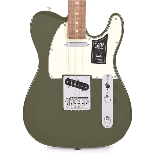 Fender Player Telecaster Olive w/3-Ply Mint Pickguard Electric Guitars / Solid Body