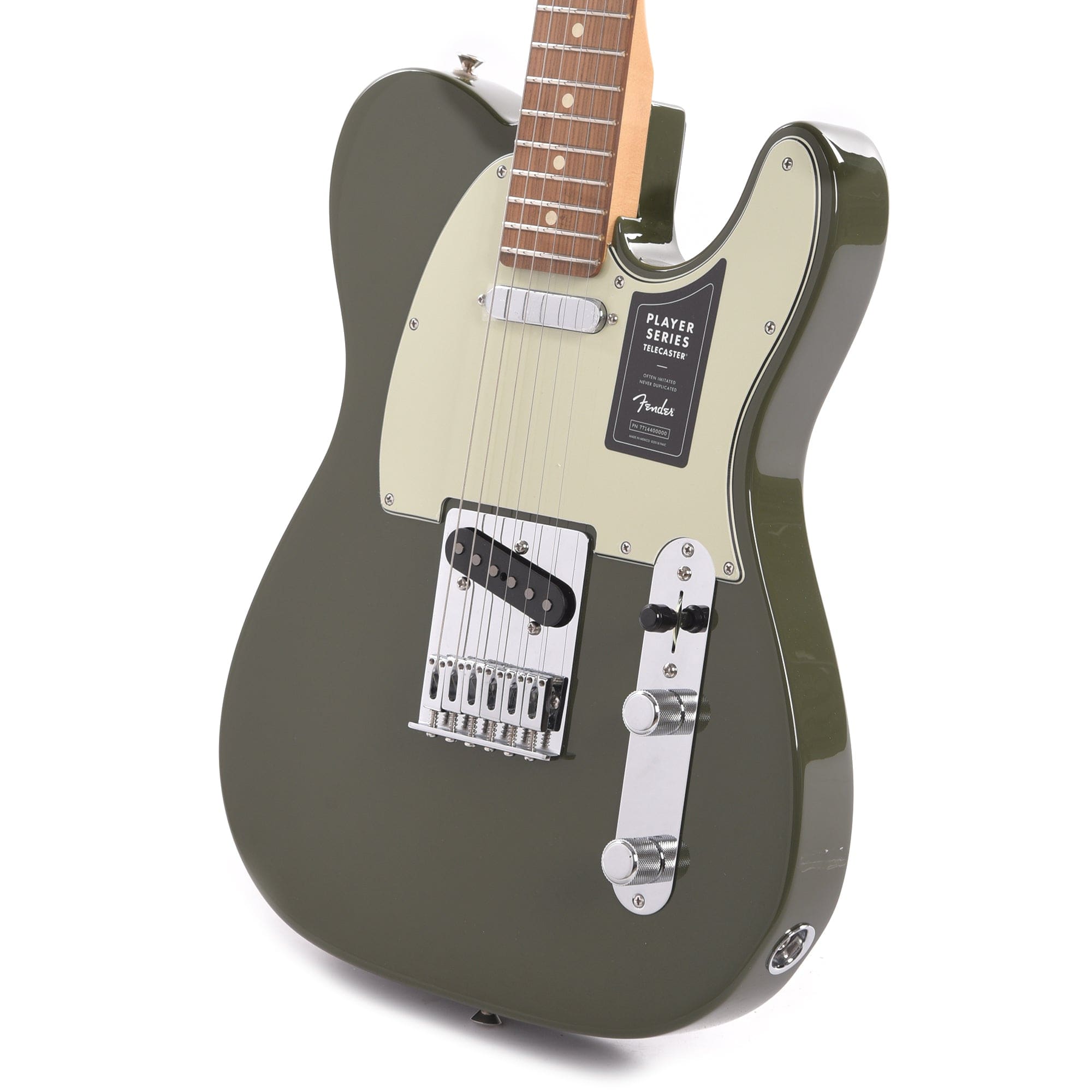 Fender Player Telecaster Olive w/3-Ply Mint Pickguard Electric Guitars / Solid Body