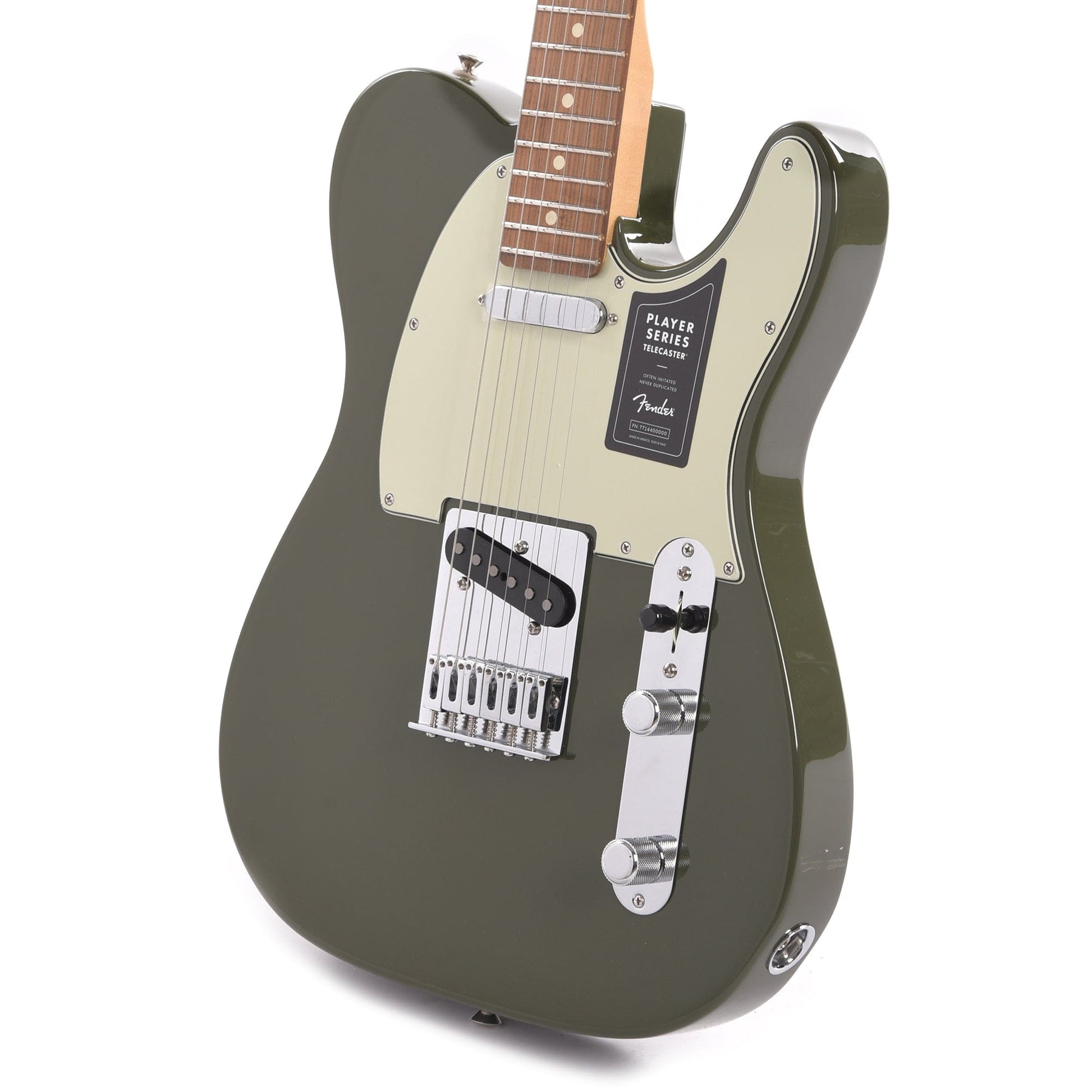Fender Player Telecaster Olive w/3-Ply Mint Pickguard Electric Guitars / Solid Body
