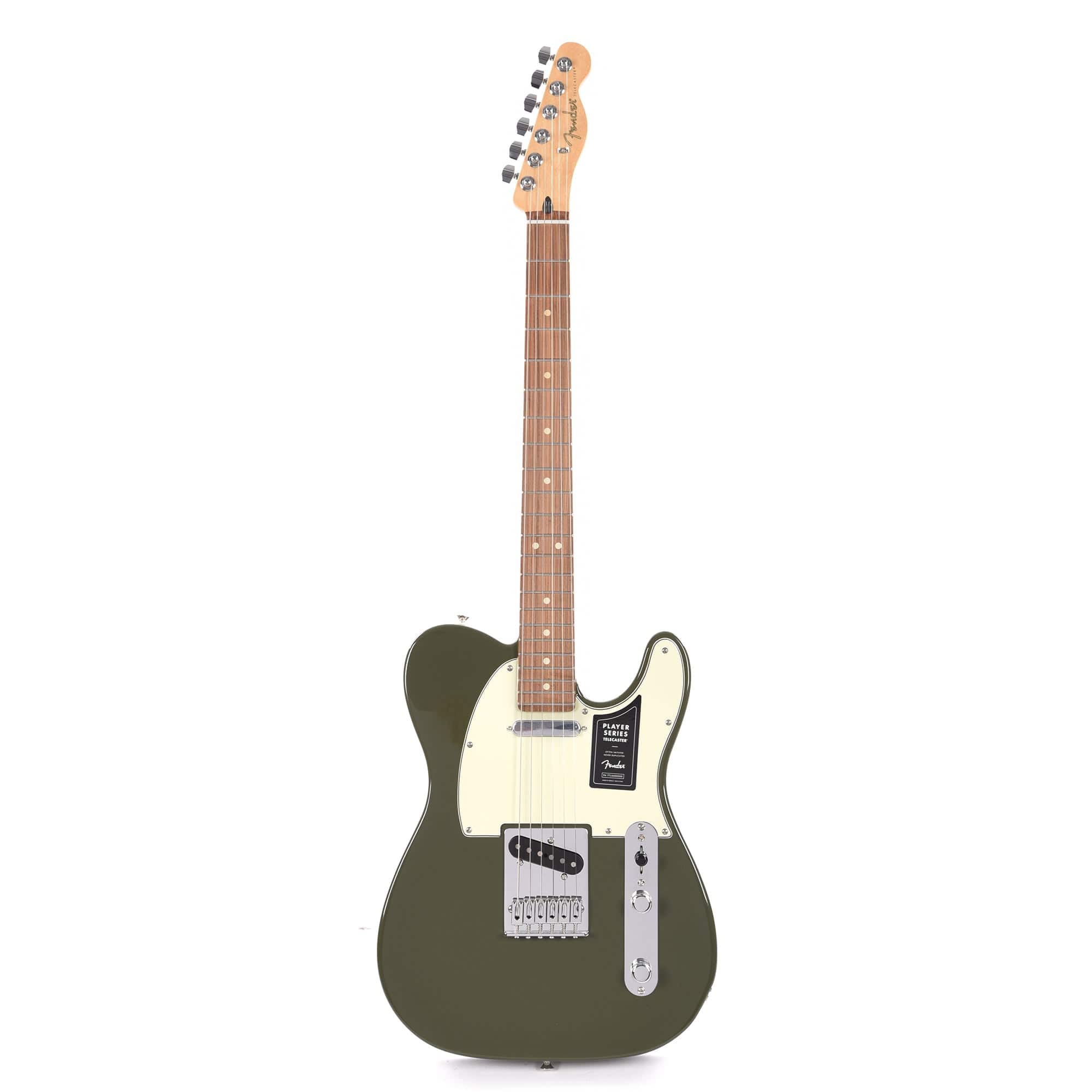 Fender Player Telecaster Olive w/3-Ply Mint Pickguard Electric Guitars / Solid Body