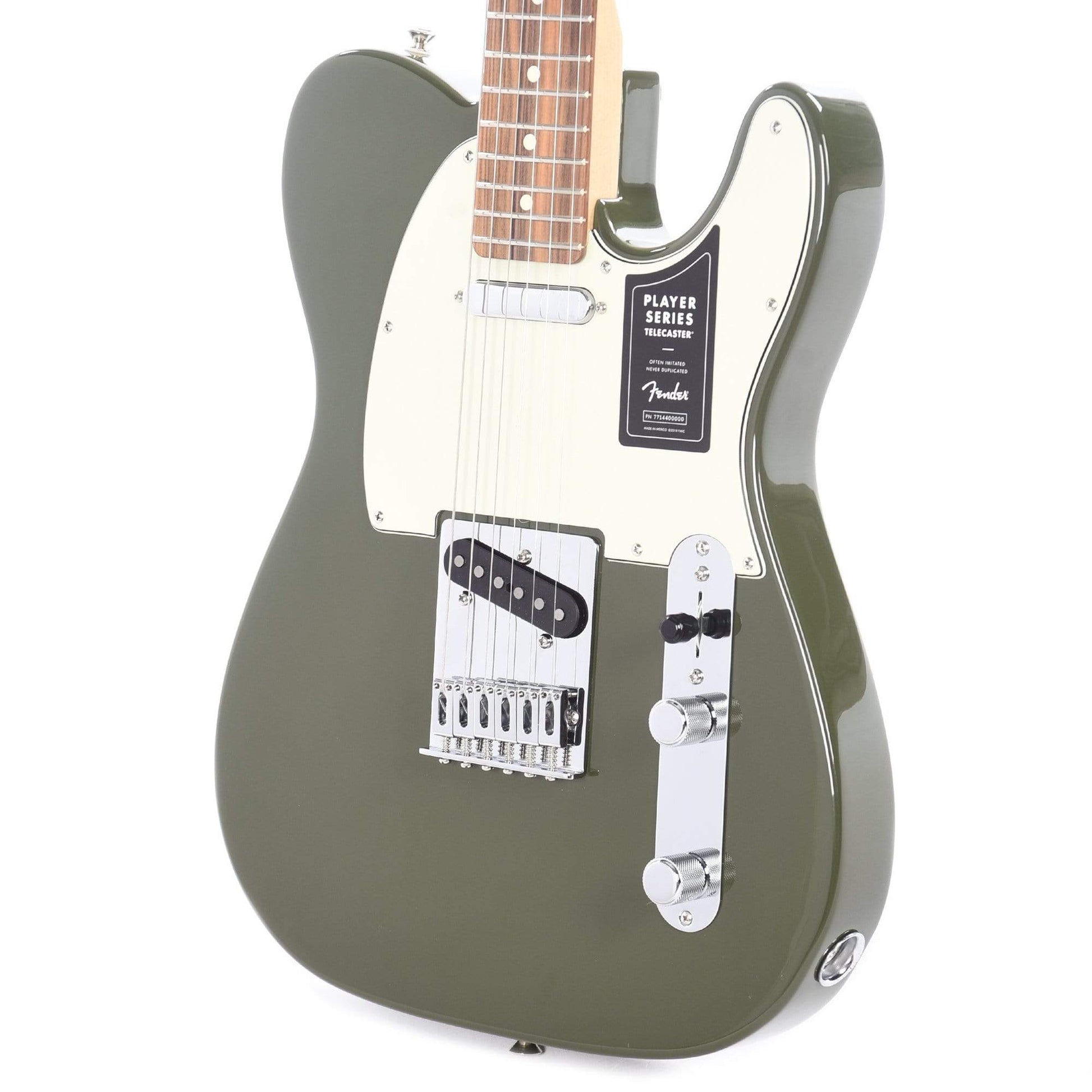 Fender Player Telecaster Olive w/3-Ply Mint Pickguard (CME Exclusive) Electric Guitars / Solid Body
