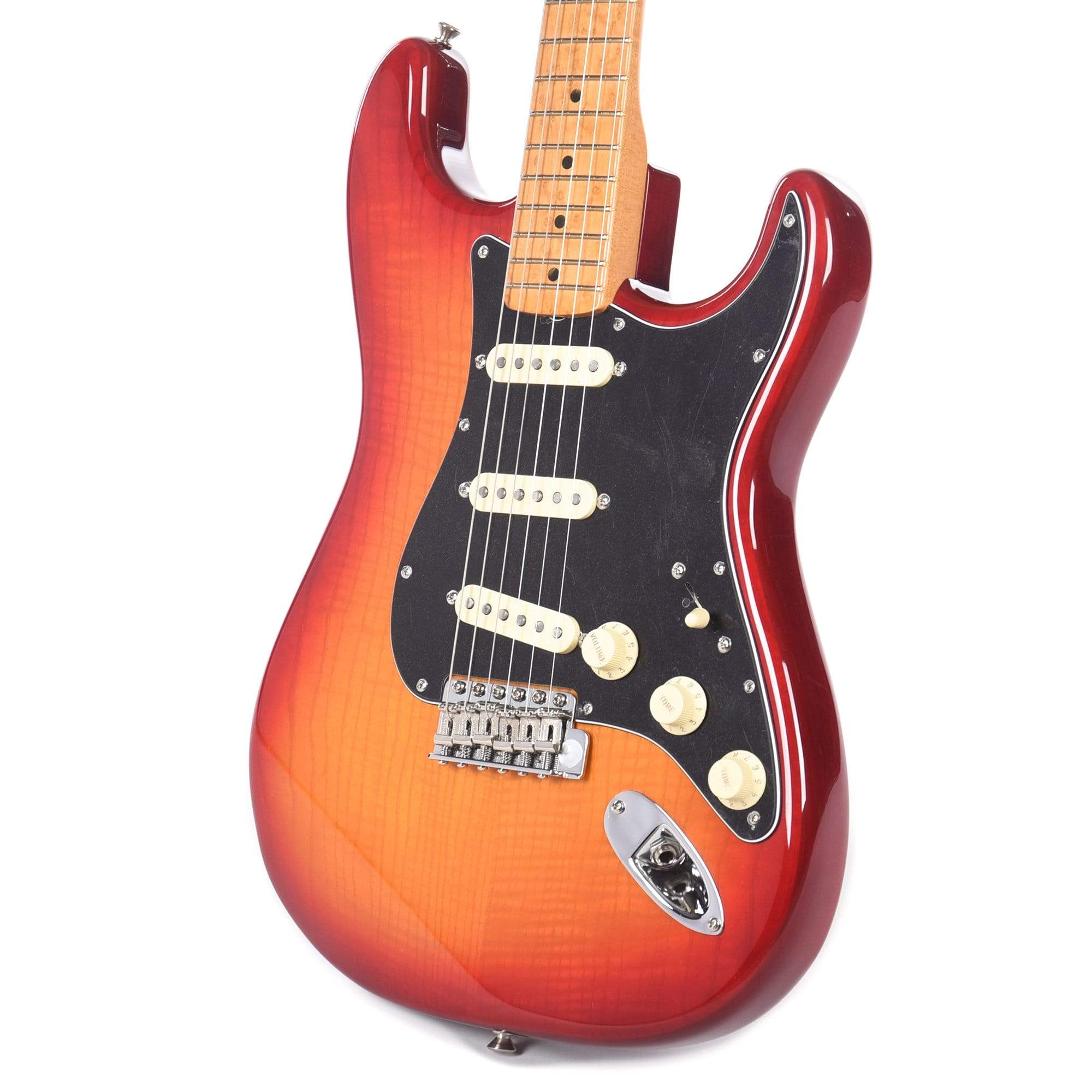 Fender Rarities American Original '60s Flame Ash Stratocaster Plasma Red Burst Electric Guitars / Solid Body