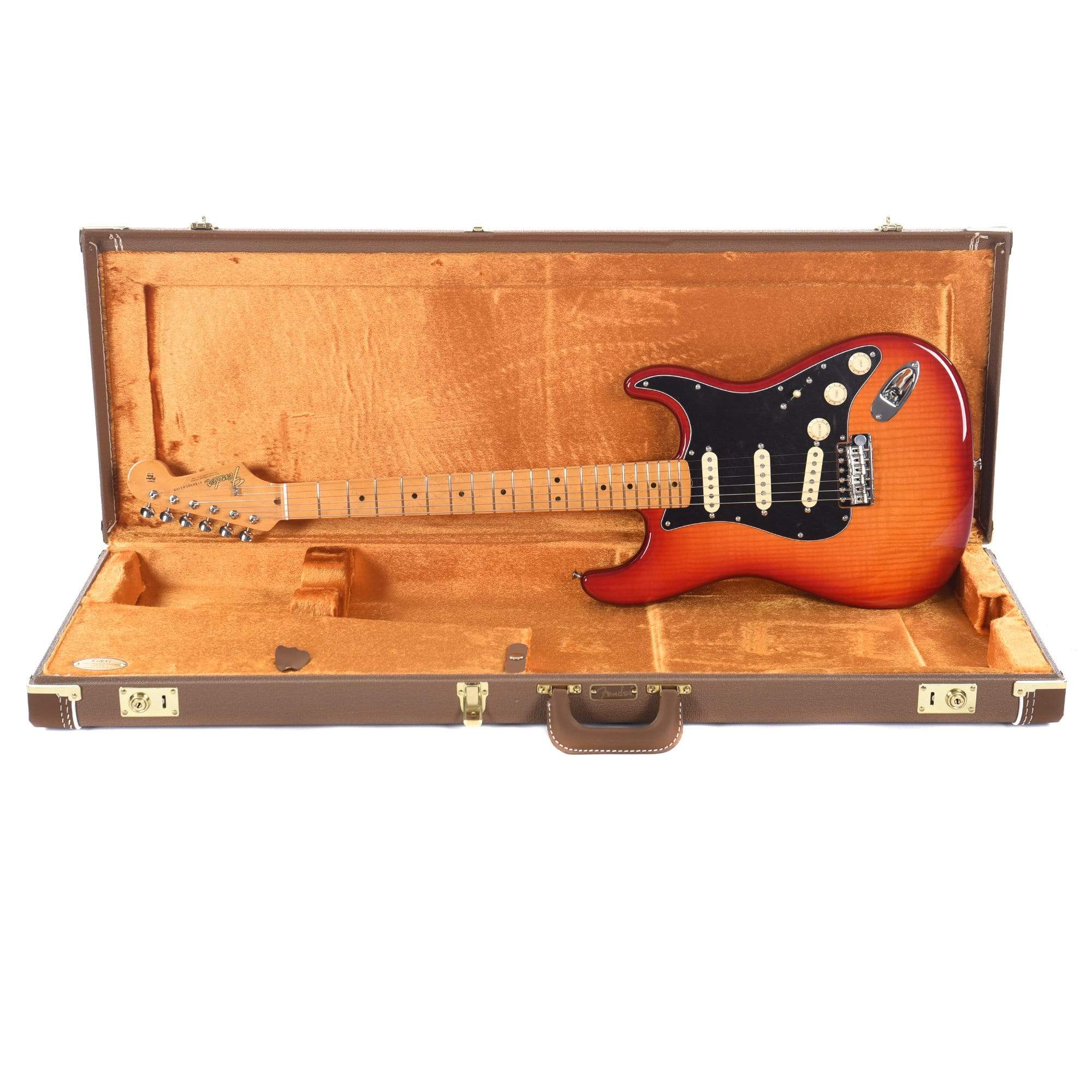 Fender Rarities American Original '60s Flame Ash Stratocaster Plasma Red Burst Electric Guitars / Solid Body