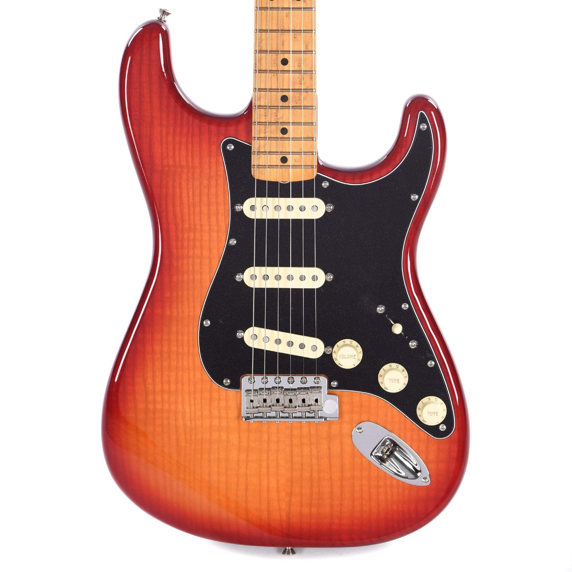 Fender Rarities American Original '60s Flame Ash Stratocaster Plasma Red Burst Electric Guitars / Solid Body