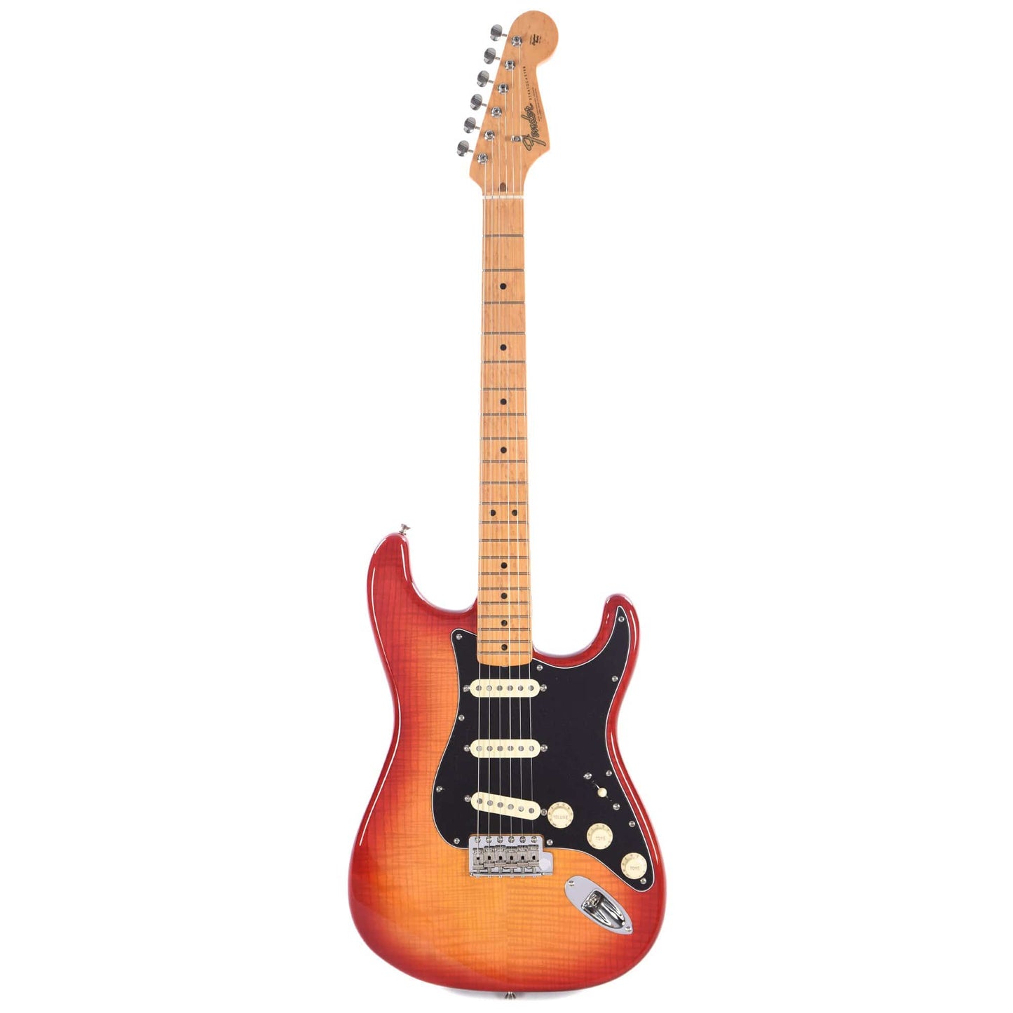 Fender Rarities American Original '60s Flame Ash Stratocaster Plasma Red Burst Electric Guitars / Solid Body