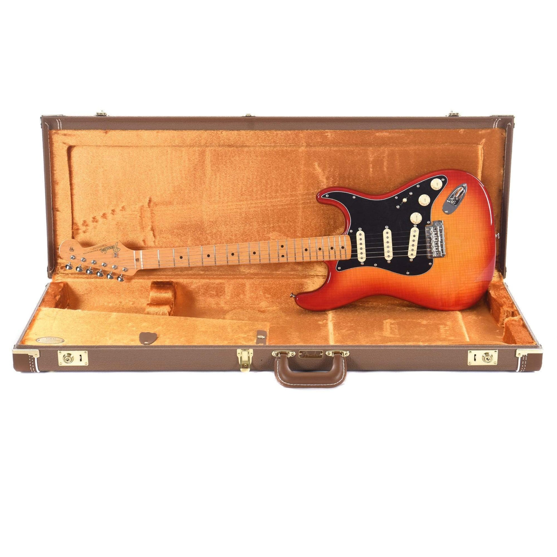 Fender Rarities American Original '60s Flame Ash Stratocaster Plasma Red Burst Electric Guitars / Solid Body