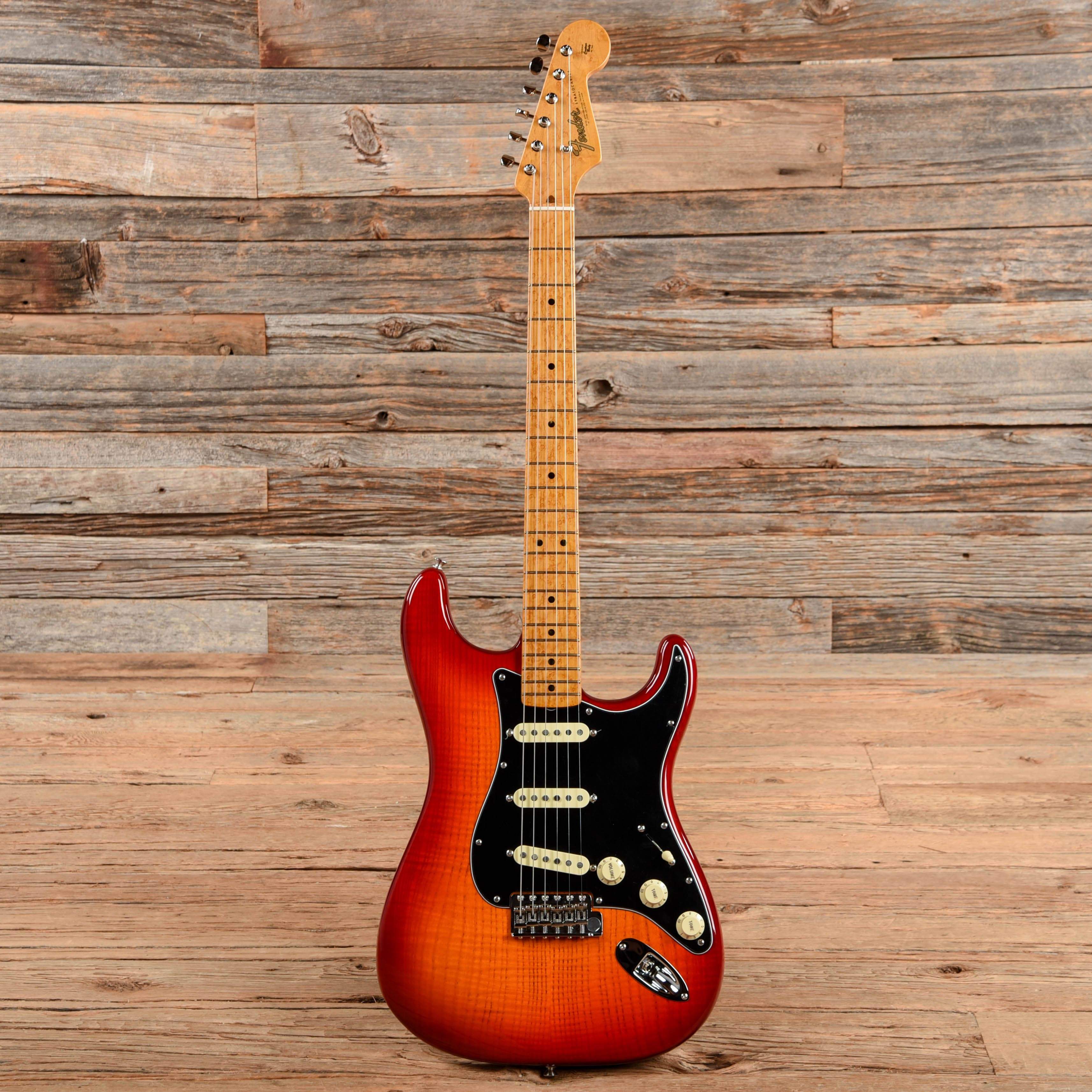 Fender Rarities Flame Ash Top Stratocaster Plasma Red Burst 2019 Electric Guitars / Solid Body