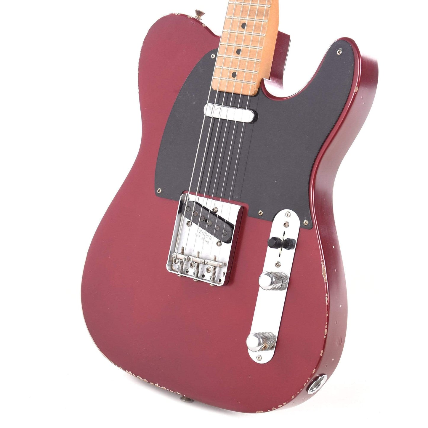 Fender Road Worn '50s Telecaster Candy Apple Red w/1-Ply Black Pickguard Electric Guitars / Solid Body