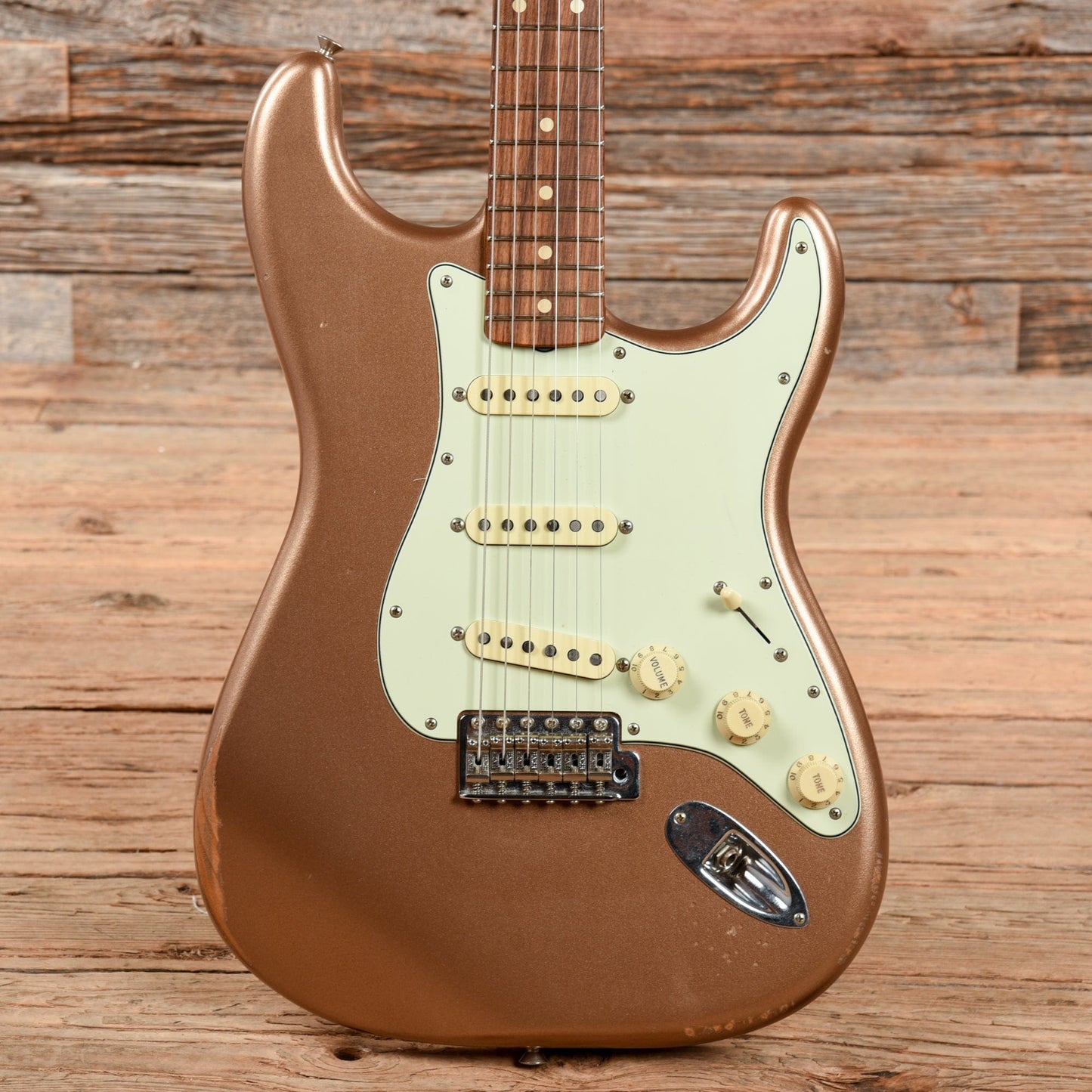 Fender Road Worn 60's Firemist Gold w/ OGB Firemist Gold 2021 Electric Guitars / Solid Body