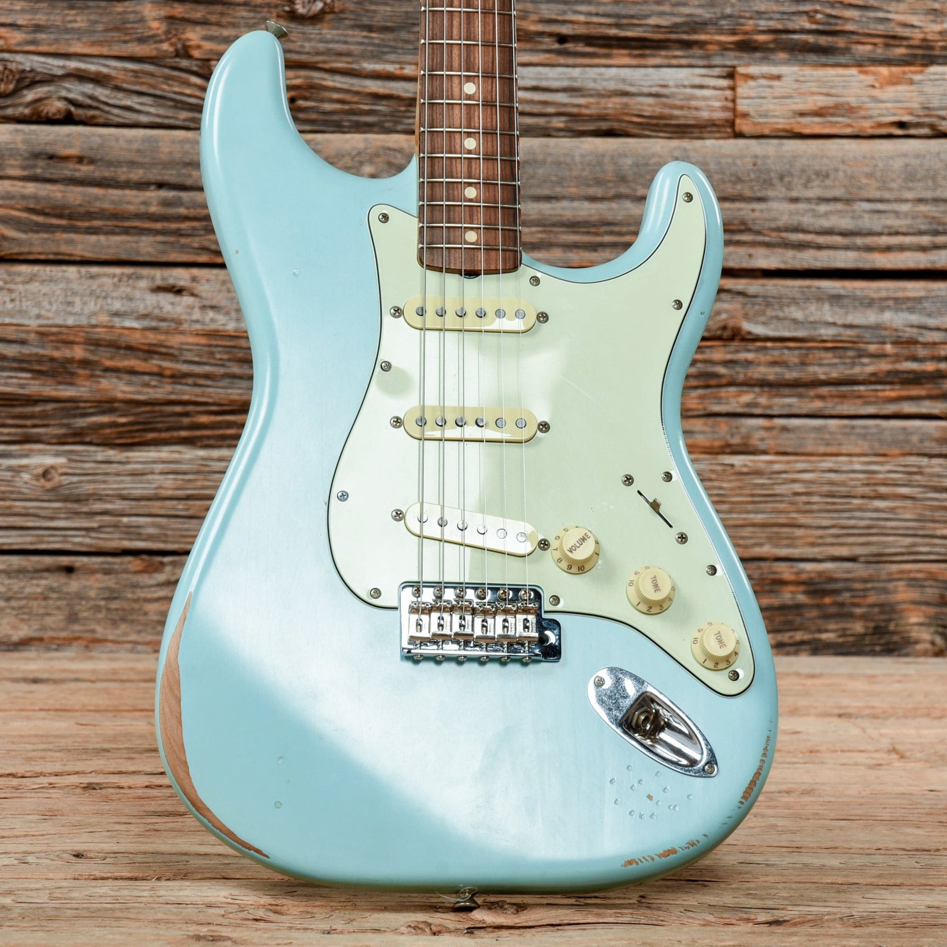 Fender Road Worn '60s Stratocaster Daphne Blue w/Pure Vintage '59 Pickups Electric Guitars / Solid Body